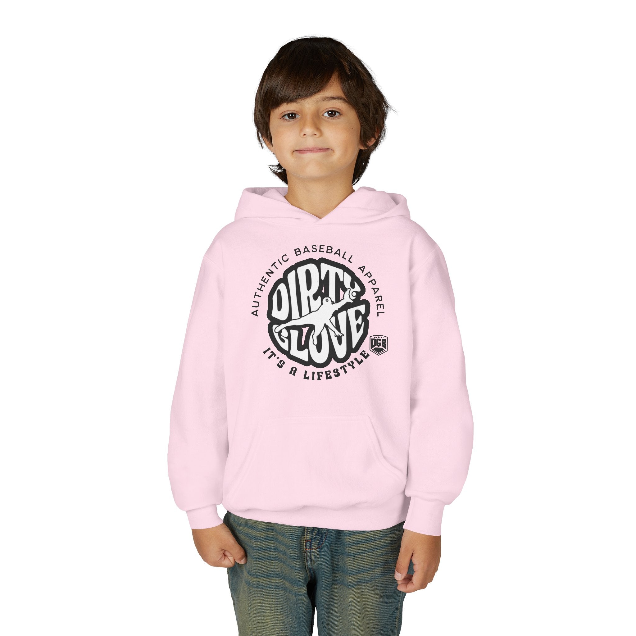 Dirty Glove Baseball | "Groovy" | Hoodie | Youth