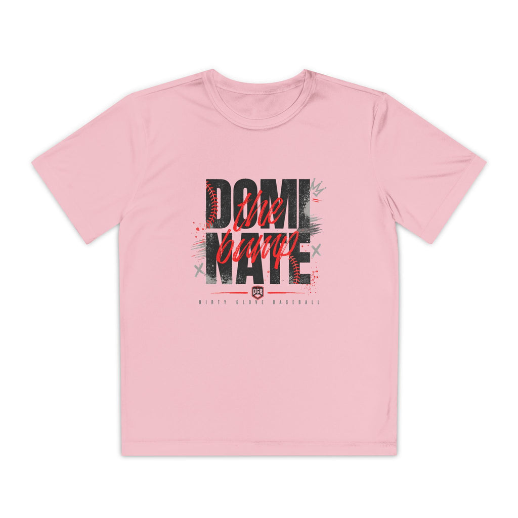 Dirty Glove Baseball | "Dominate The Bump" | T-shirt | Youth