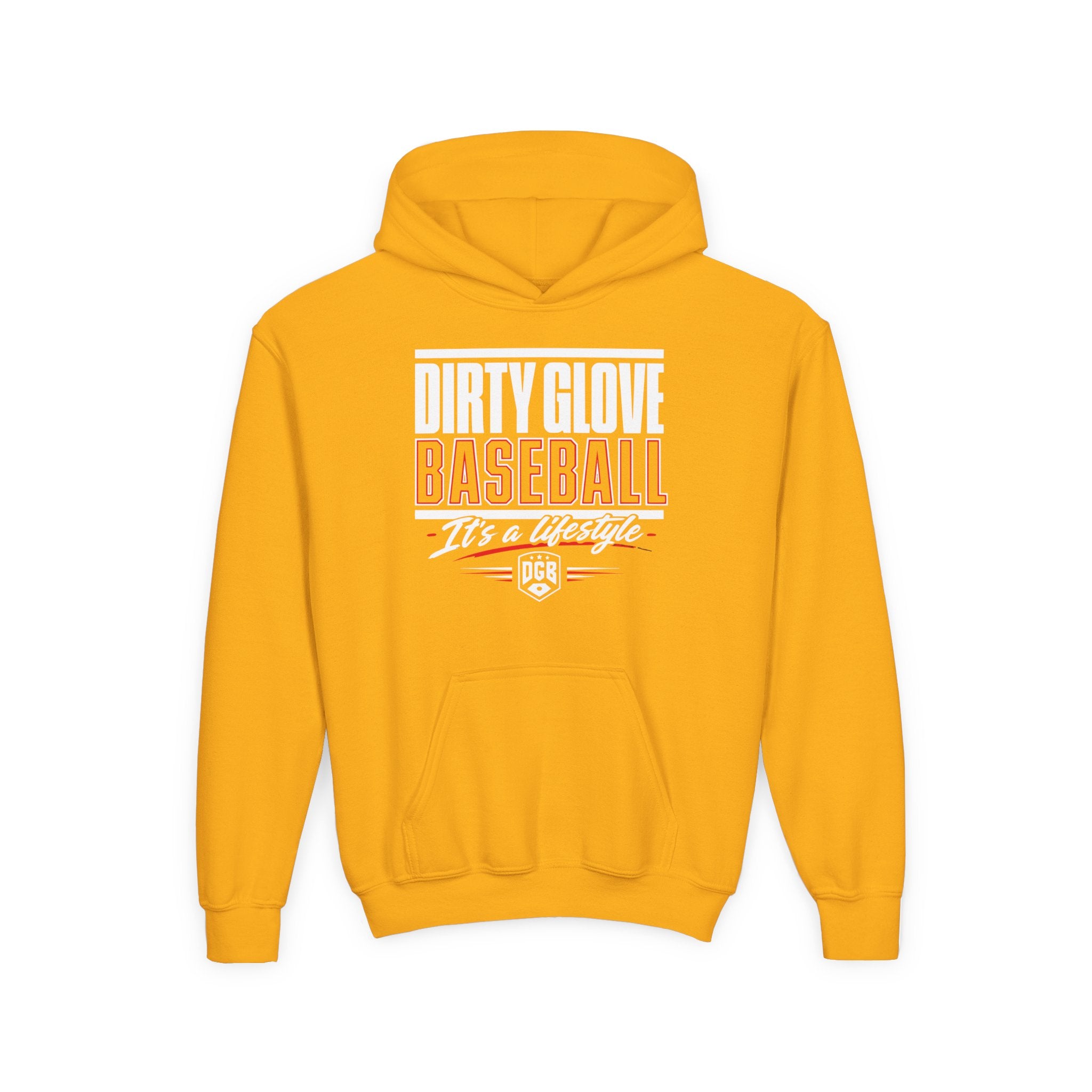 Dirty Glove Baseball | "Stacked" | Hoodie | Youth