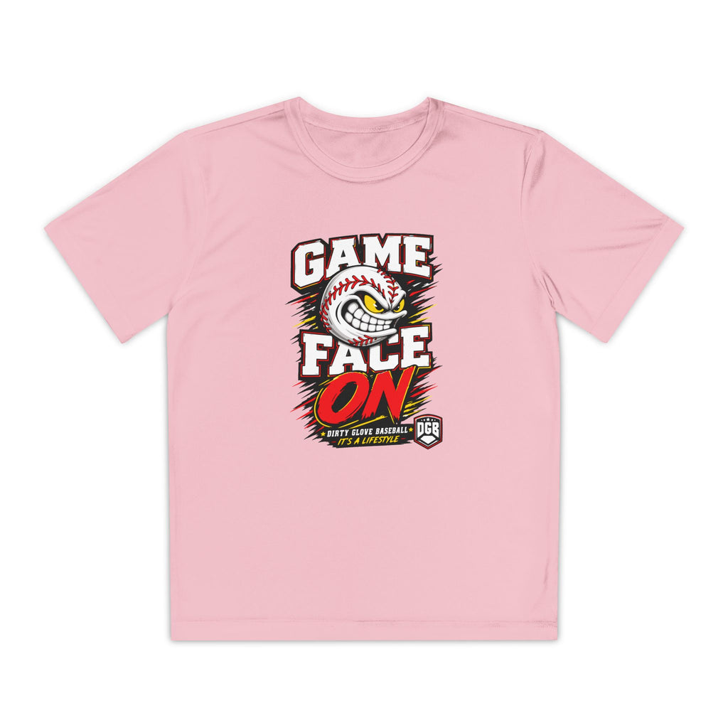 Dirty Glove Baseball | "Game Face On" | T-shirt | Youth