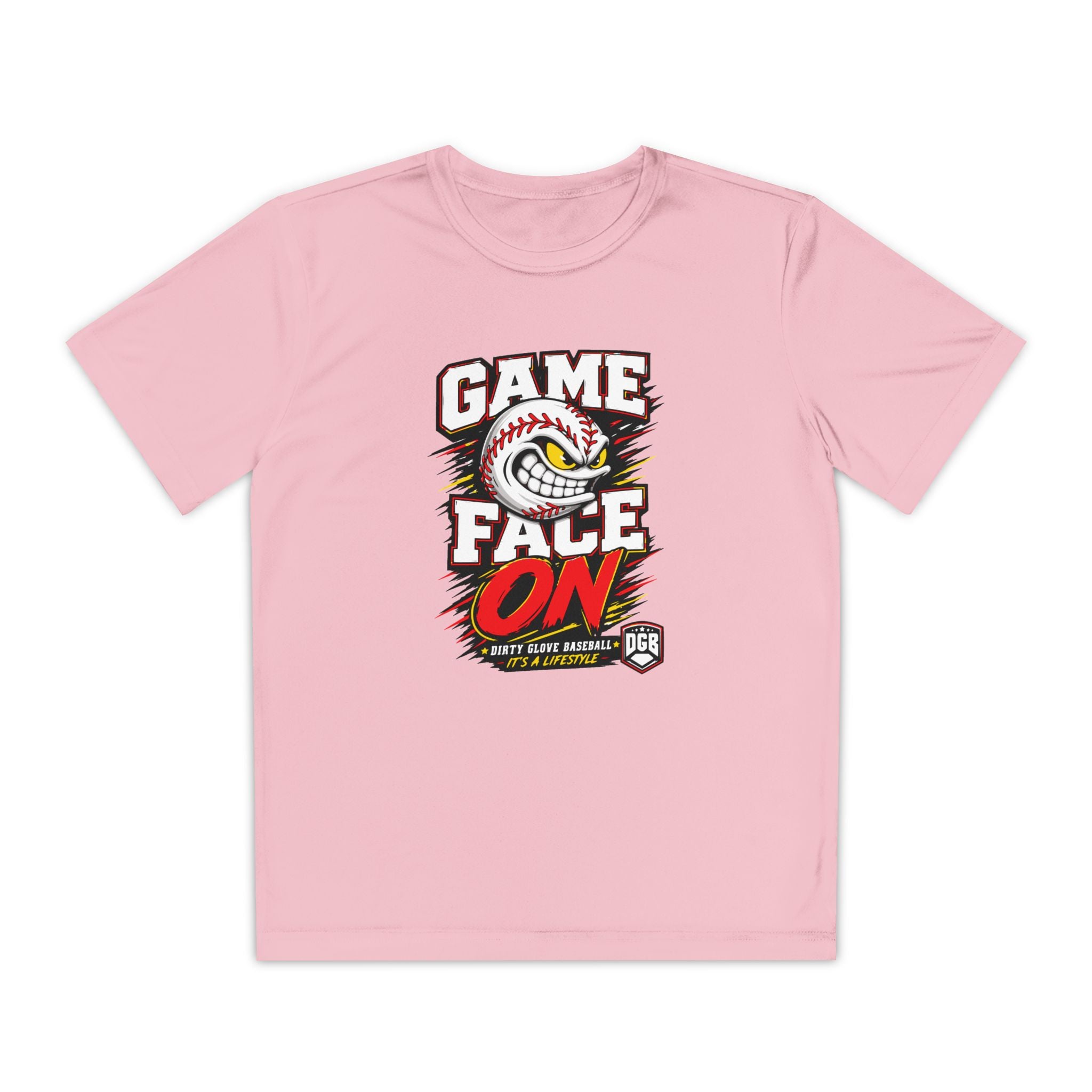 Dirty Glove Baseball | "Game Face On" | T-shirt | Youth