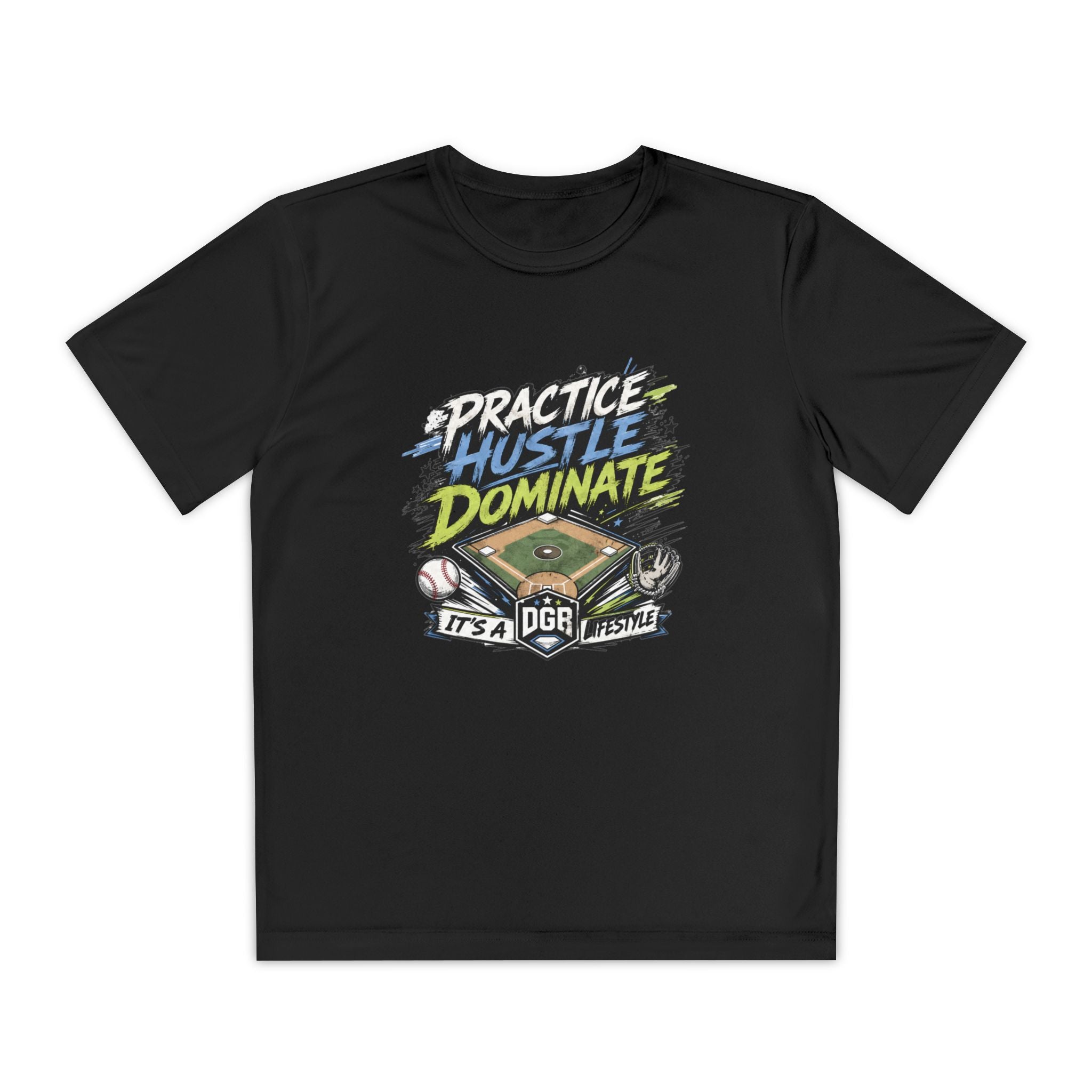 Dirty Glove Baseball | "DGB PHD" | T-shirt | Youth