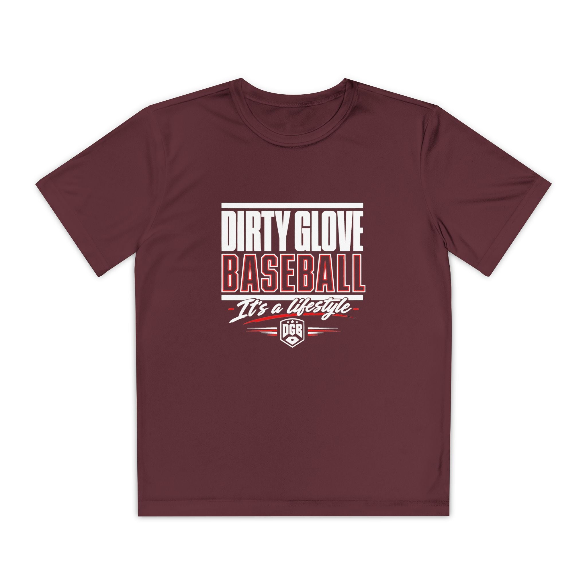 Dirty Glove Baseball | "Dirty Glove Stacked" | T-shirt | Youth