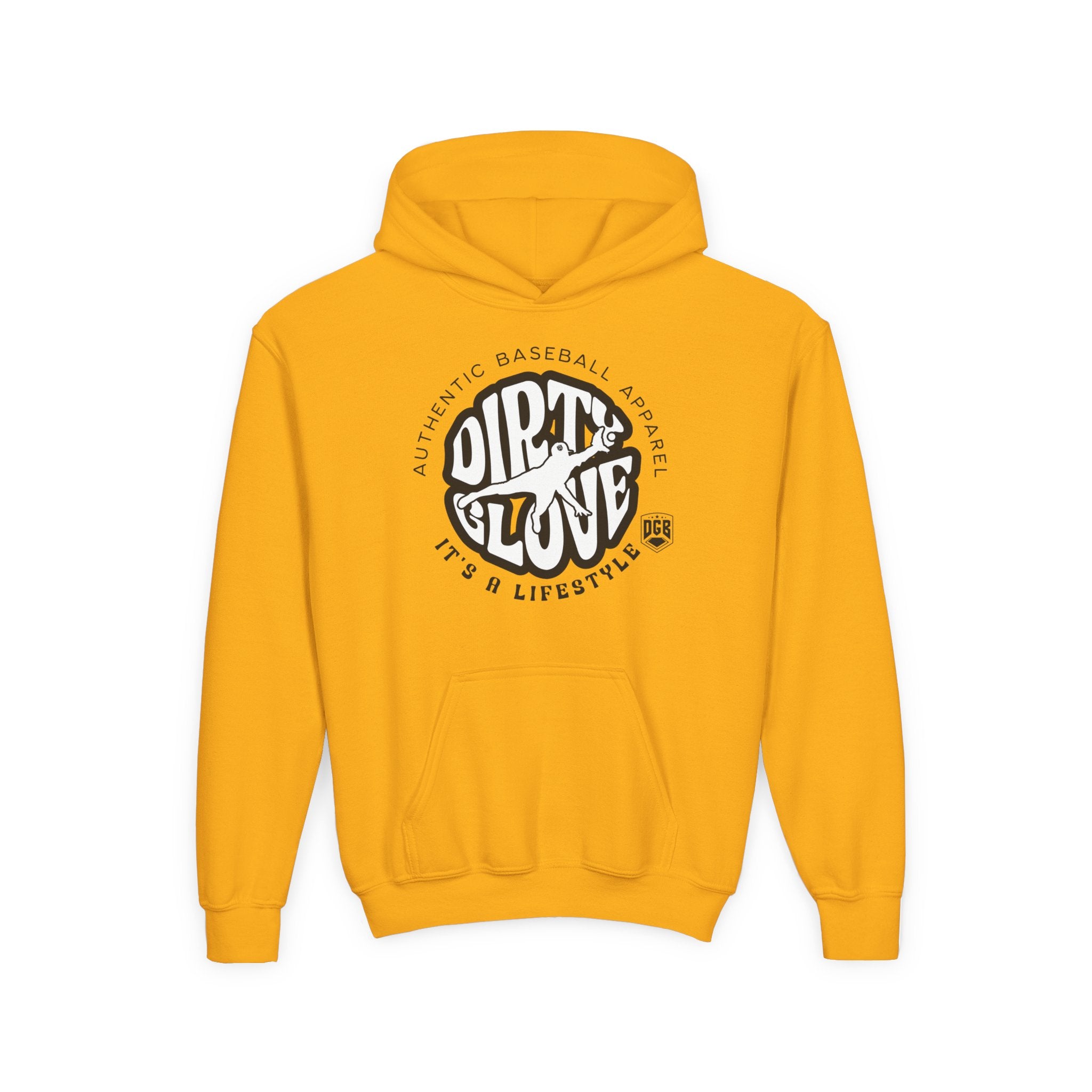 Dirt Glove Baseball | "DGB Groovy" | Hoodie | Youth