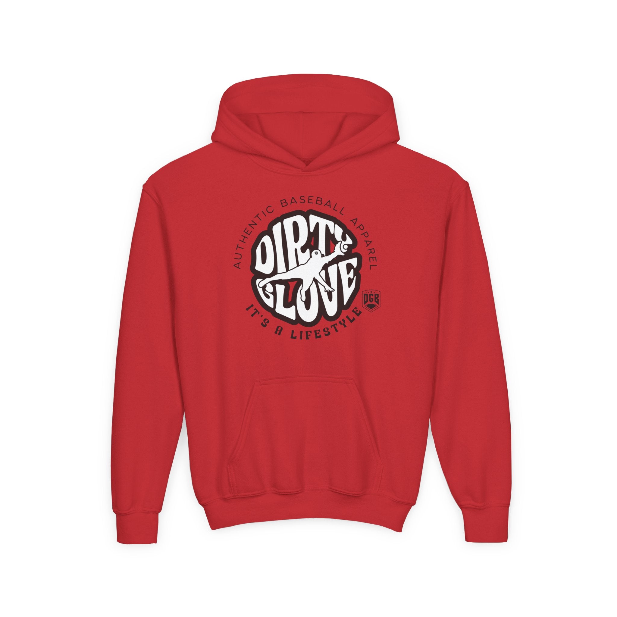 Dirt Glove Baseball | "DGB Groovy" | Hoodie | Youth