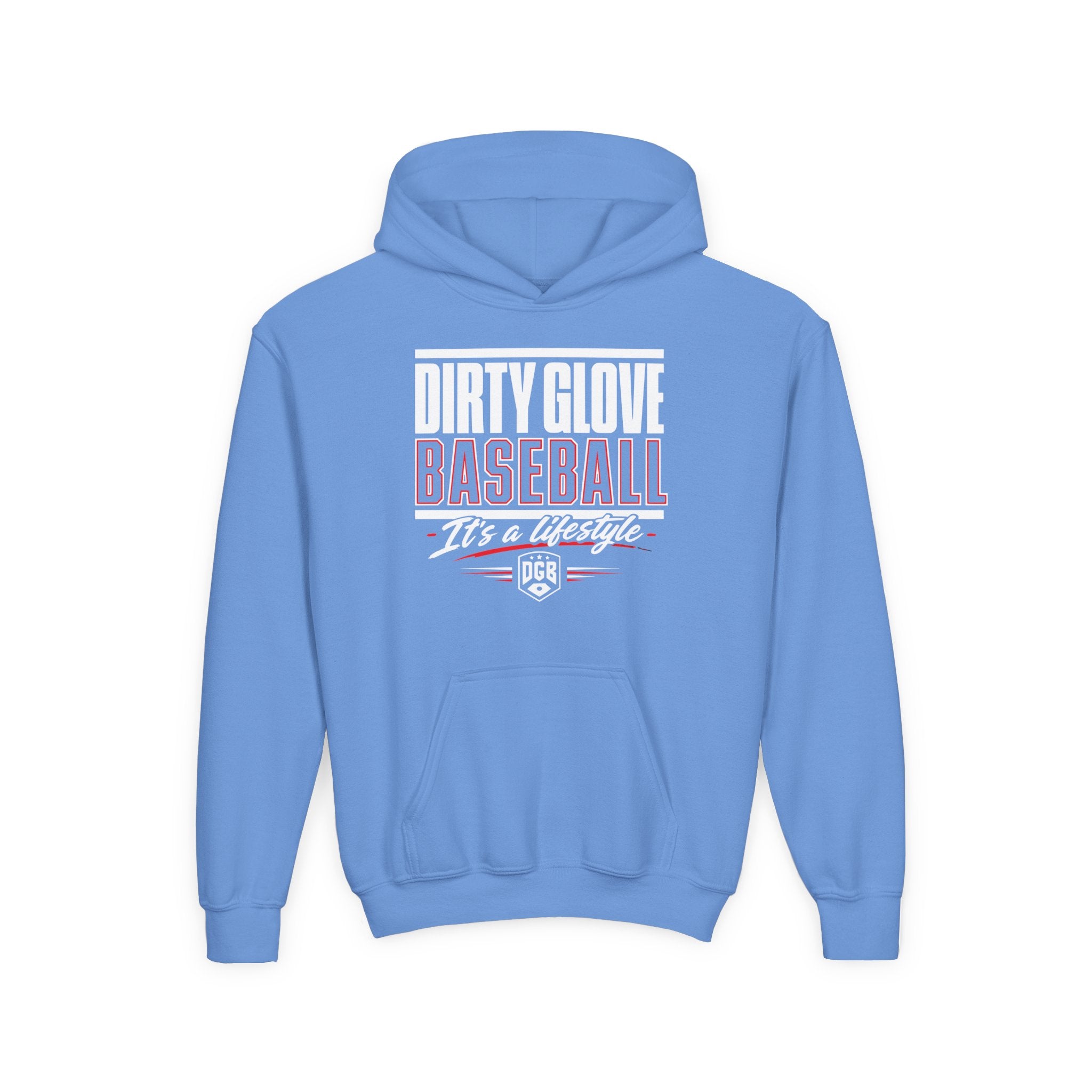 Dirty Glove Baseball | "Stacked" | Hoodie | Youth