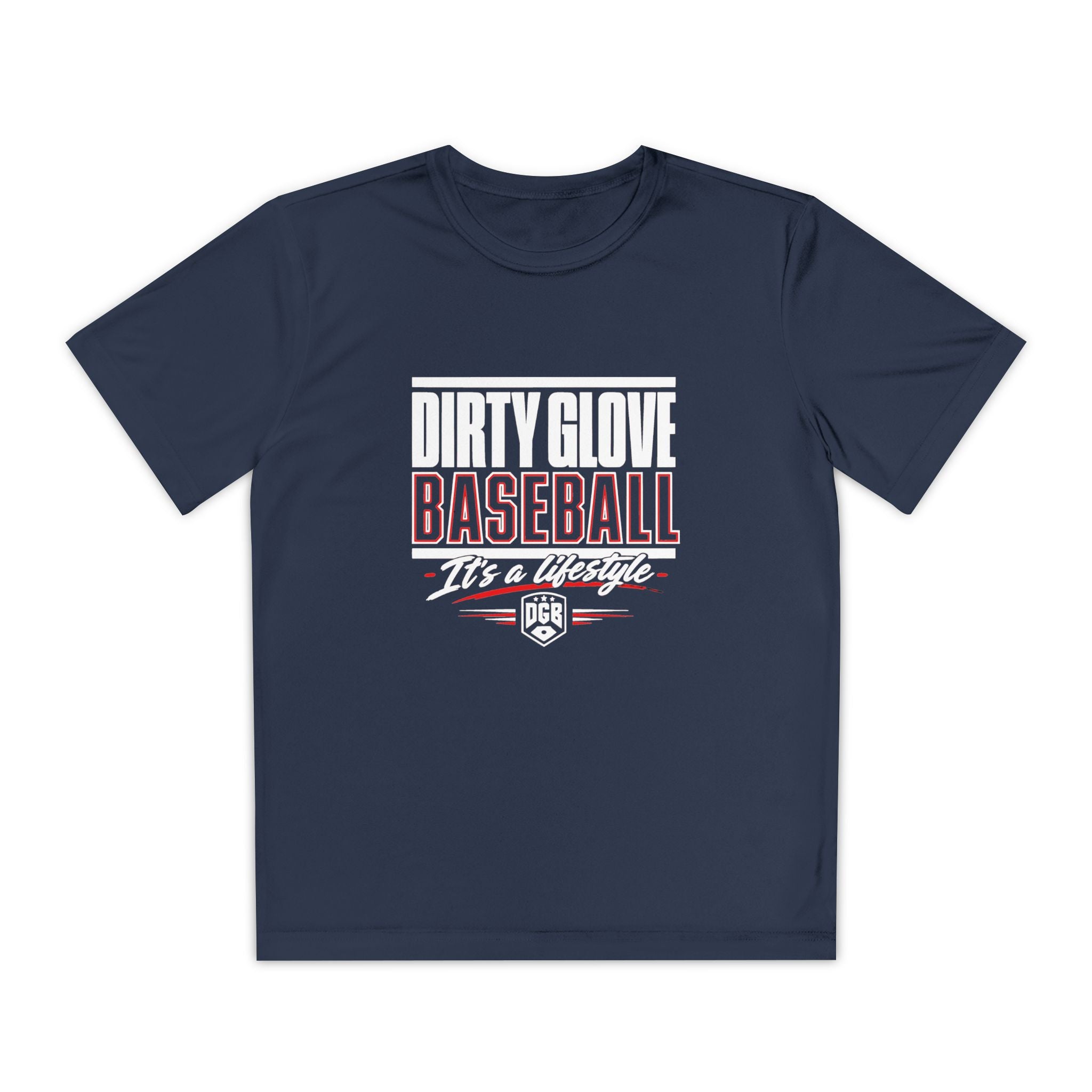 Dirty Glove Baseball | "Dirty Glove Stacked" | T-shirt | Youth
