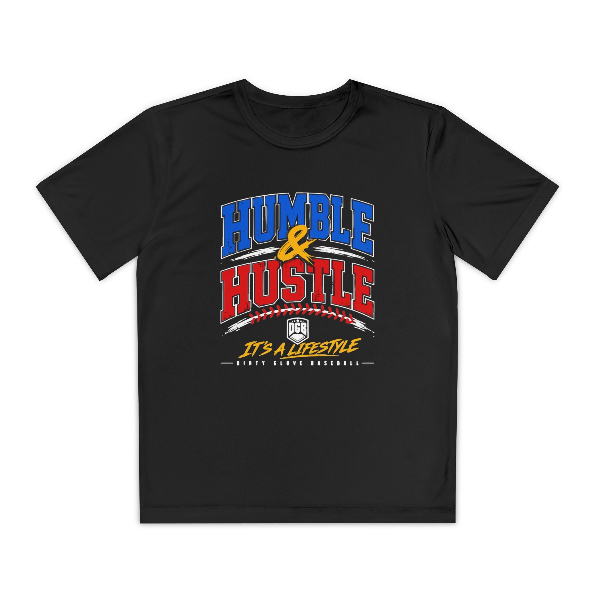 Dirty Glove Baseball | "Humble & Hustle" | T-shirt | Youth