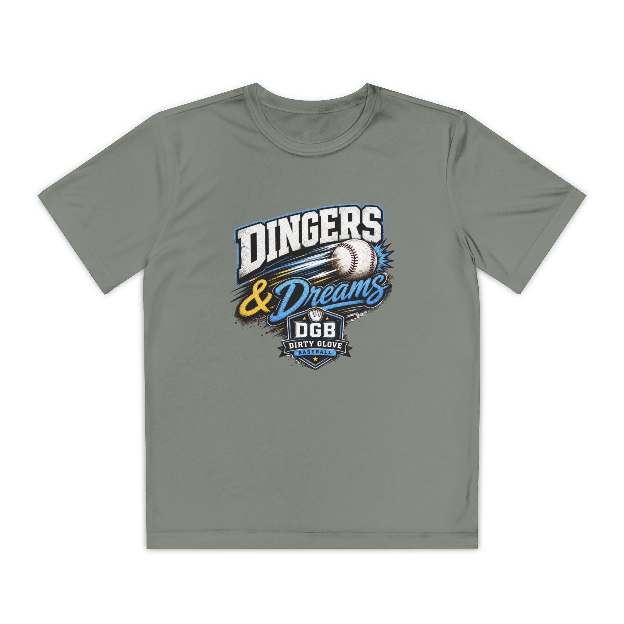 Dirty Glove Baseball | "Dingers & Dreams" | T-shirt | Youth