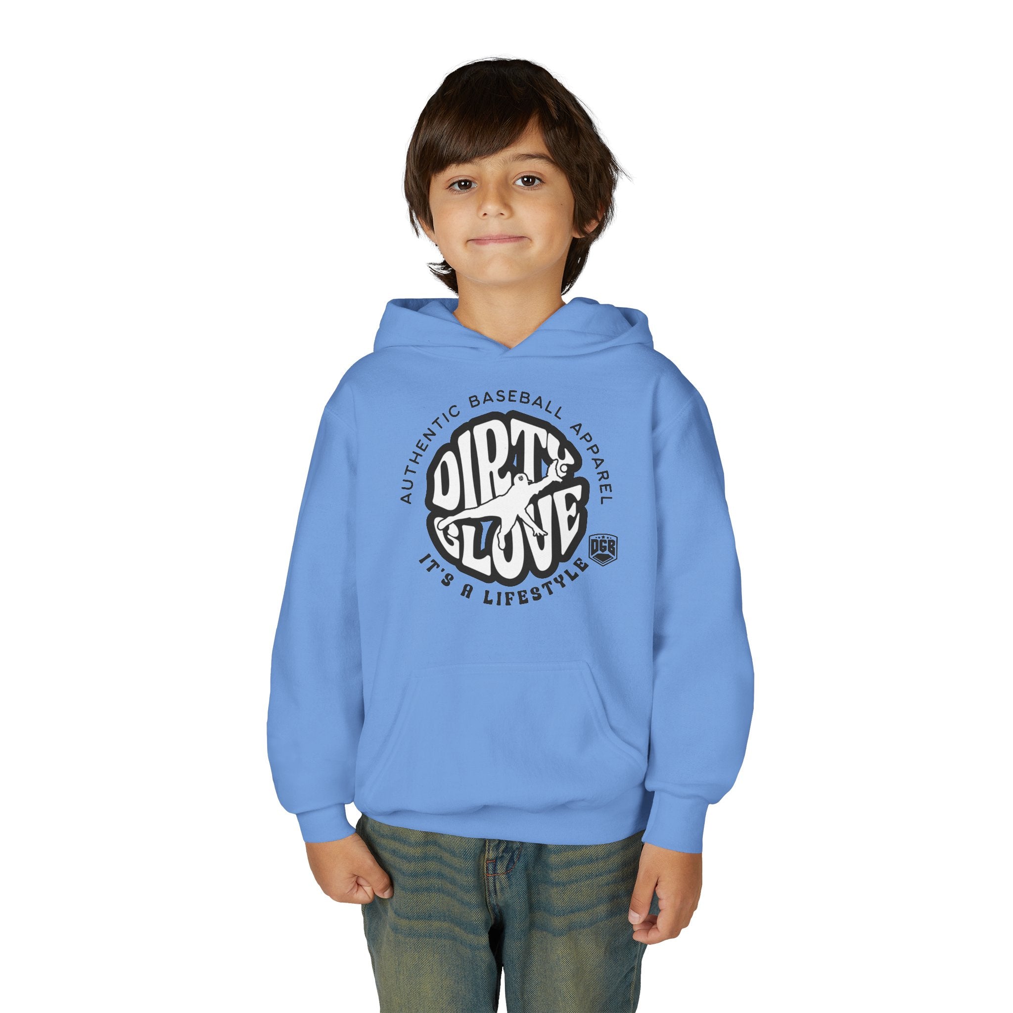 Dirty Glove Baseball | "Groovy" | Hoodie | Youth