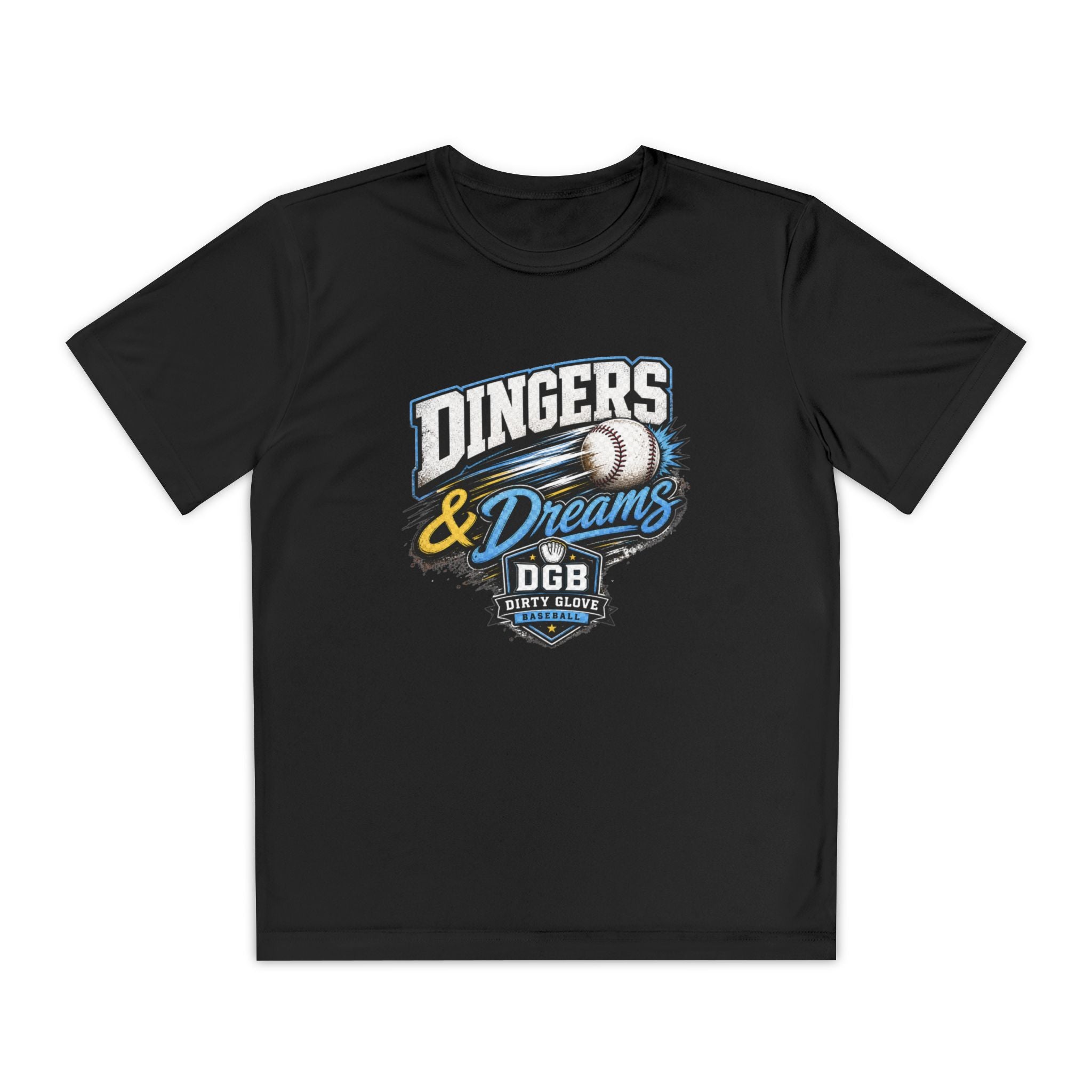 Dirty Glove Baseball | "Dingers & Dreams" | T-shirt | Youth