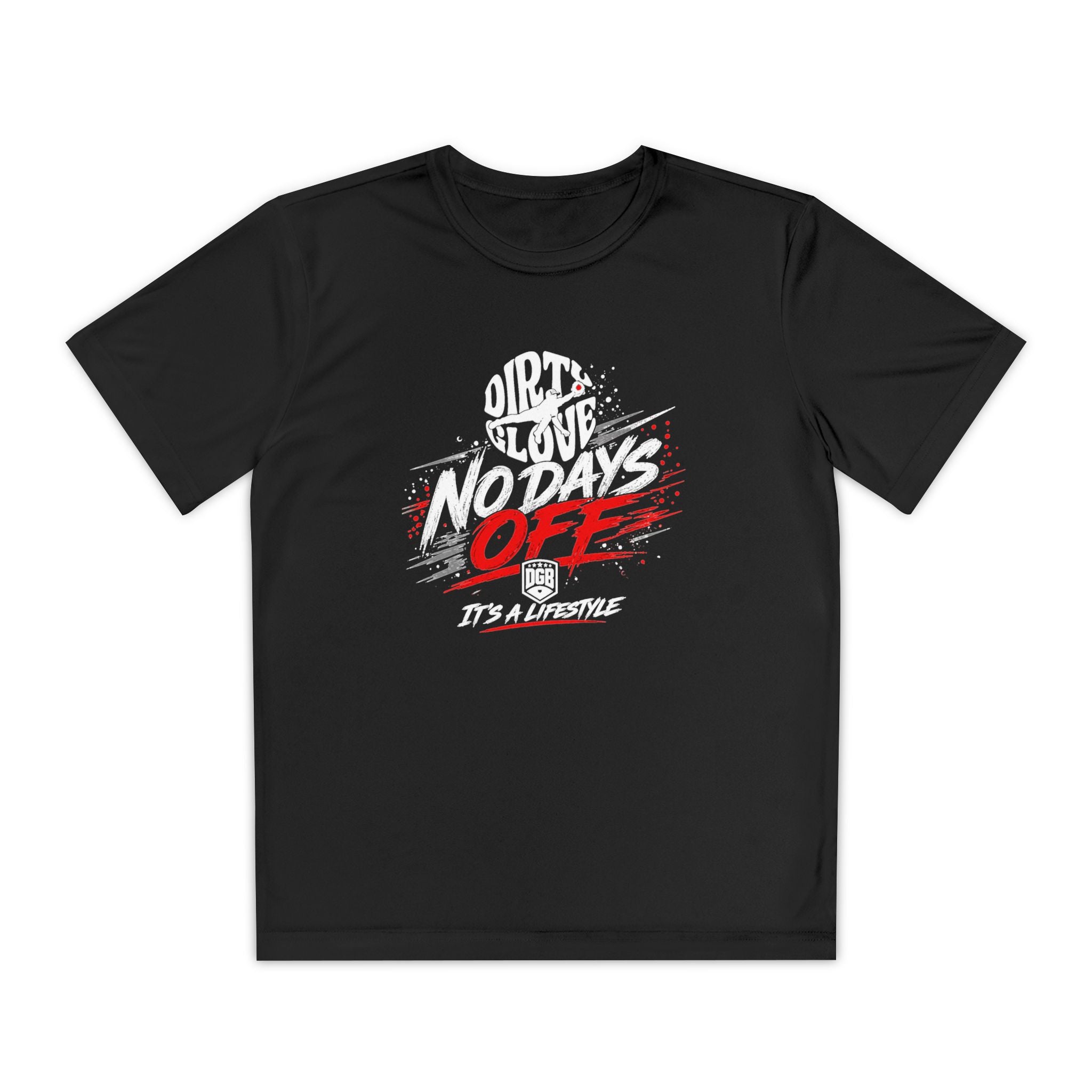 Dirty Glove Baseball | "No Days Off" | T-shirt | Youth