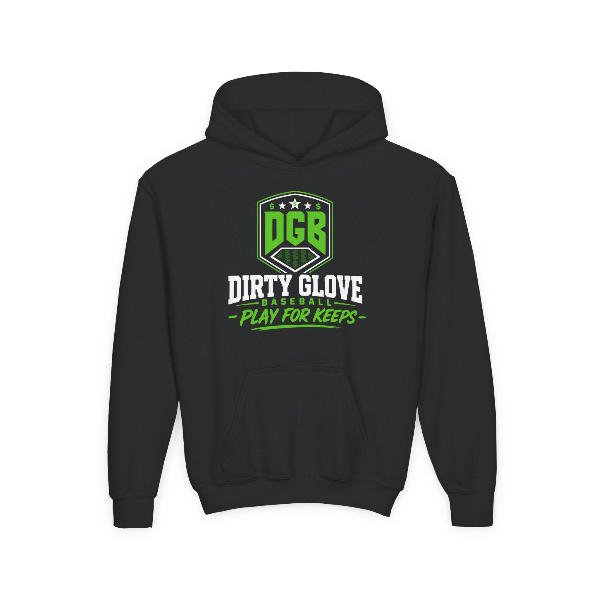 Dirty Glove Baseball | "Play For Keeps" | Hoodie | Youth