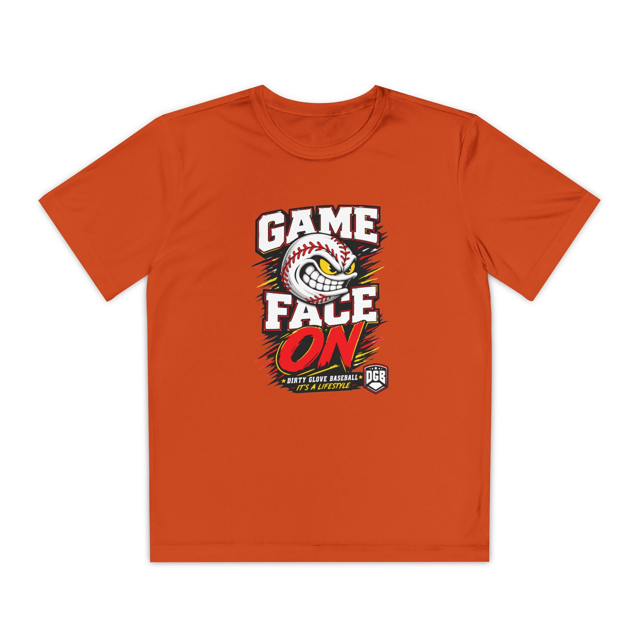 Dirty Glove Baseball | "Game Face On" | T-shirt | Youth