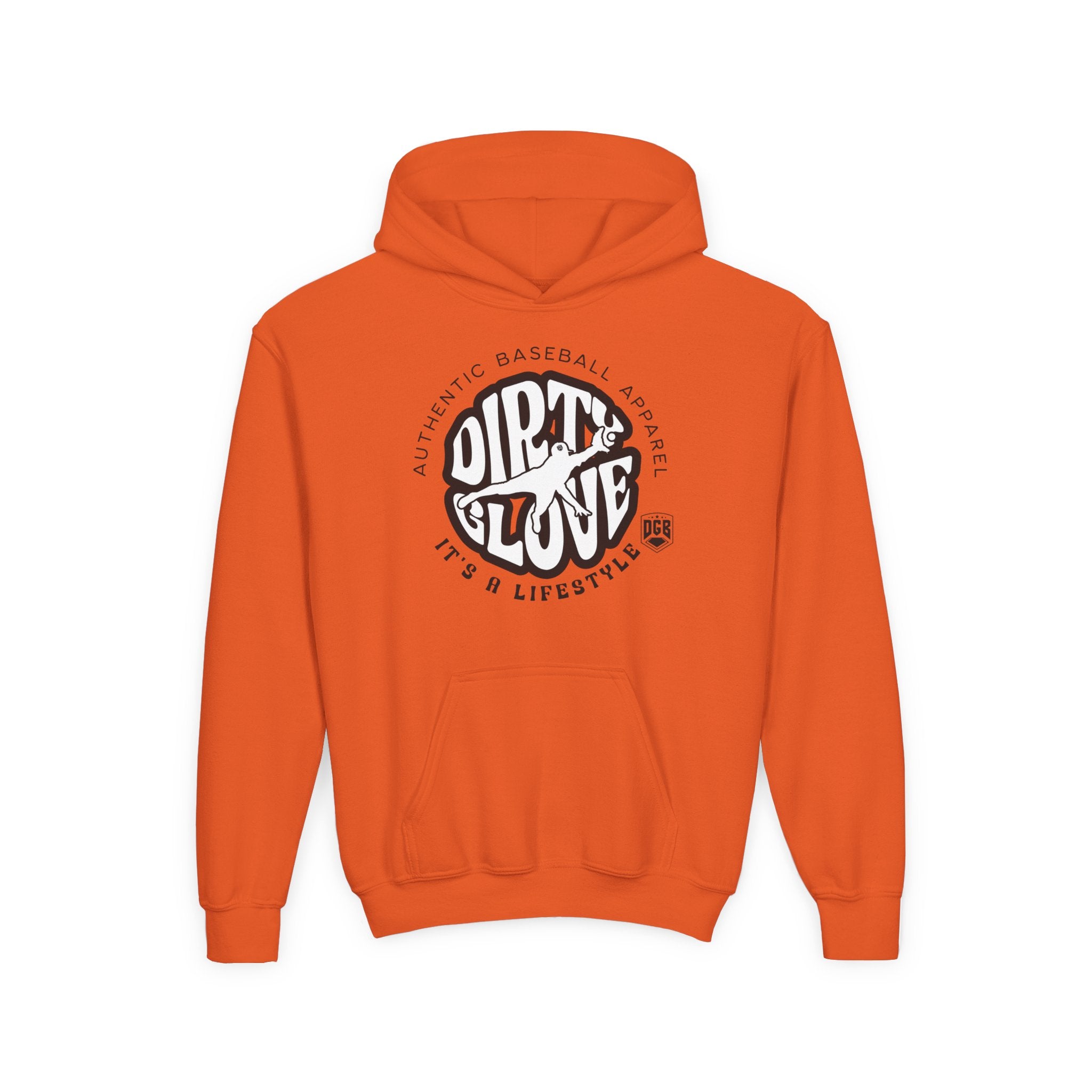 Dirt Glove Baseball | "DGB Groovy" | Hoodie | Youth