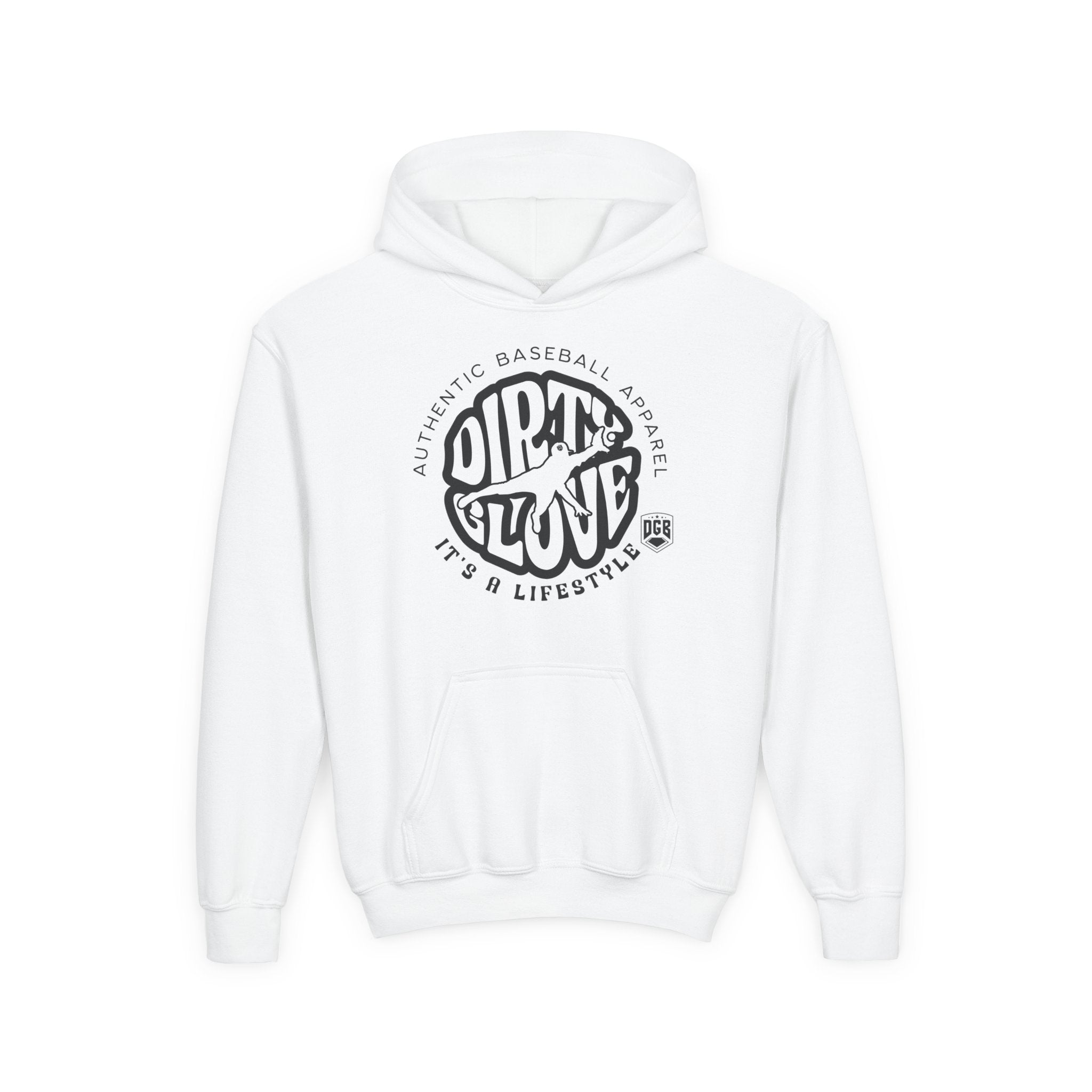 Dirt Glove Baseball | "DGB Groovy" | Hoodie | Youth