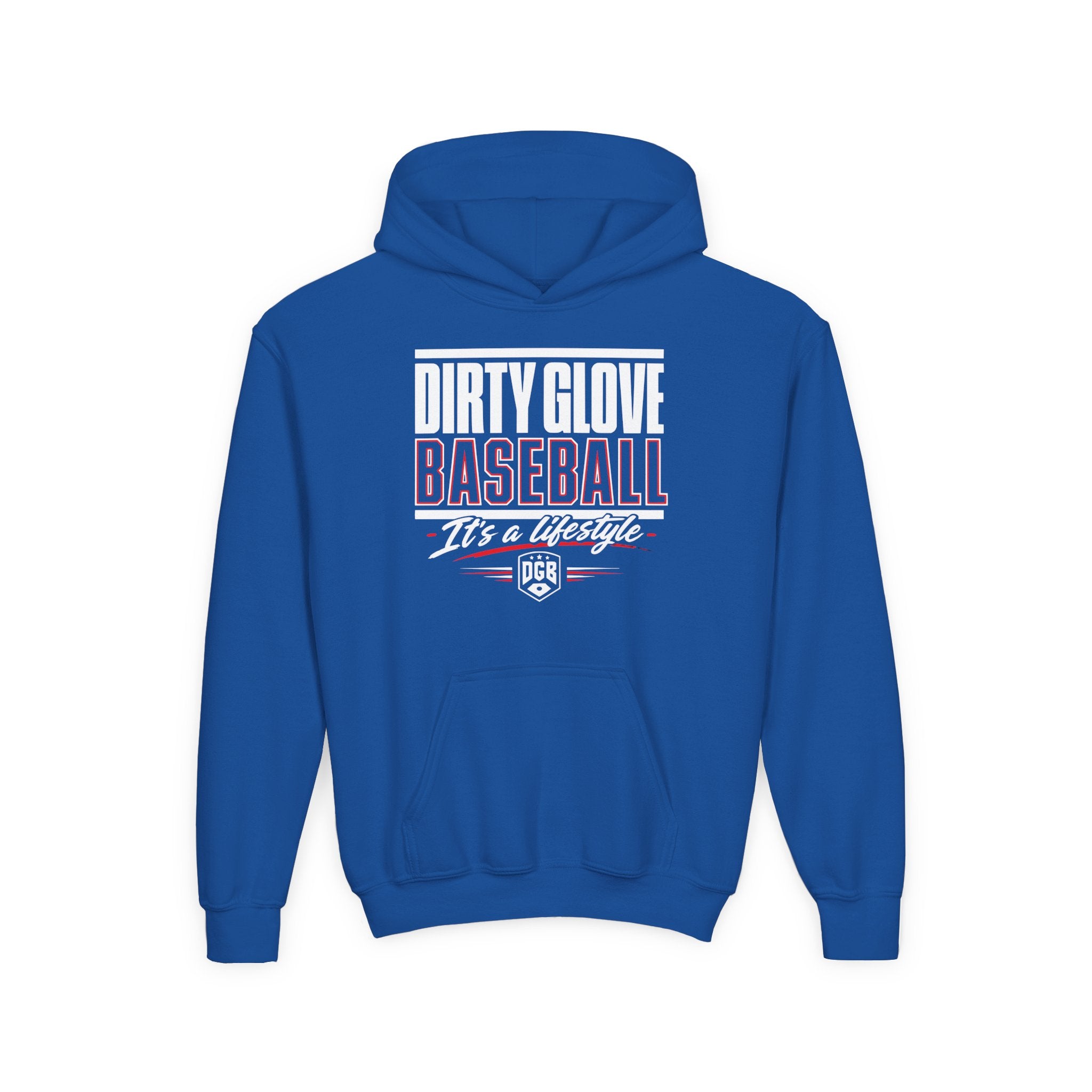 Dirty Glove Baseball | "Stacked" | Hoodie | Youth