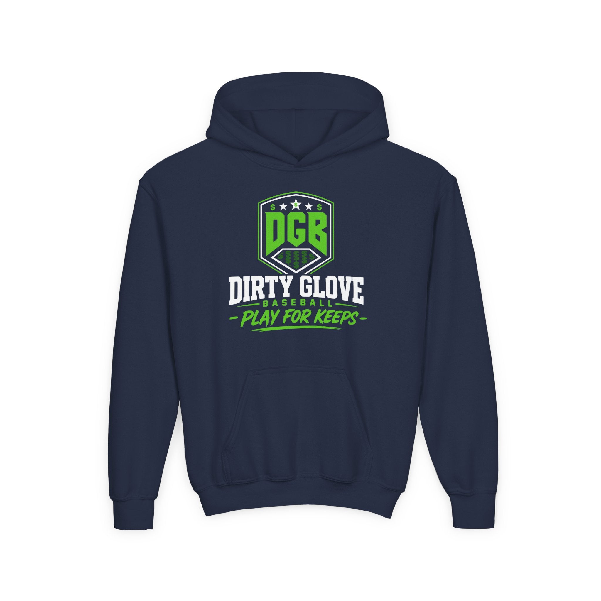 Dirty Glove Baseball | "Play For Keeps" | Hoodie | Youth