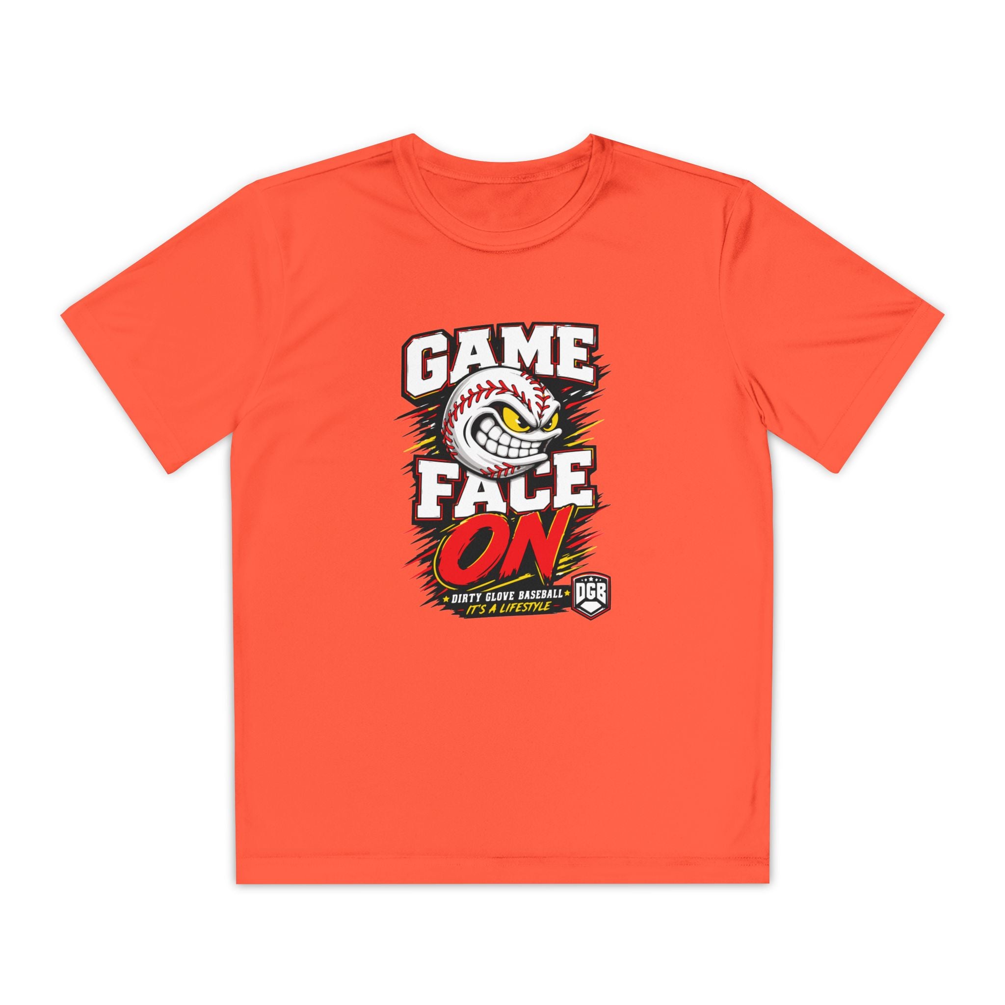 Dirty Glove Baseball | "Game Face On" | T-shirt | Youth