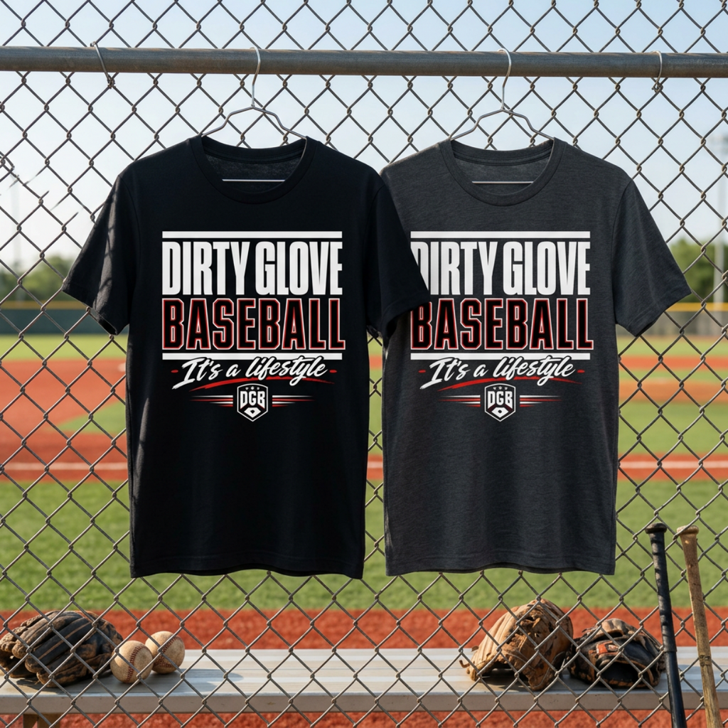 Dirty Glove Baseball | "Dirty Glove Stacked" | T-shirt | Youth