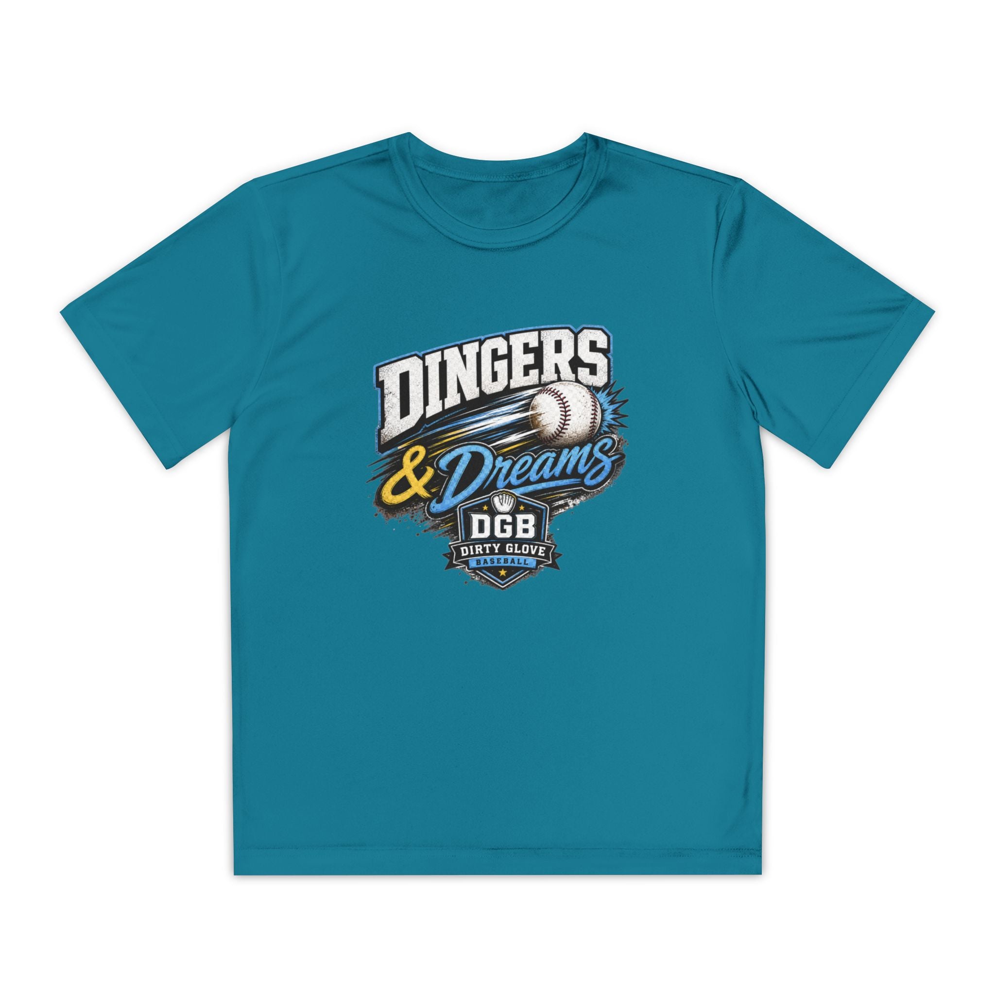 Dirty Glove Baseball | "Dingers & Dreams" | T-shirt | Youth