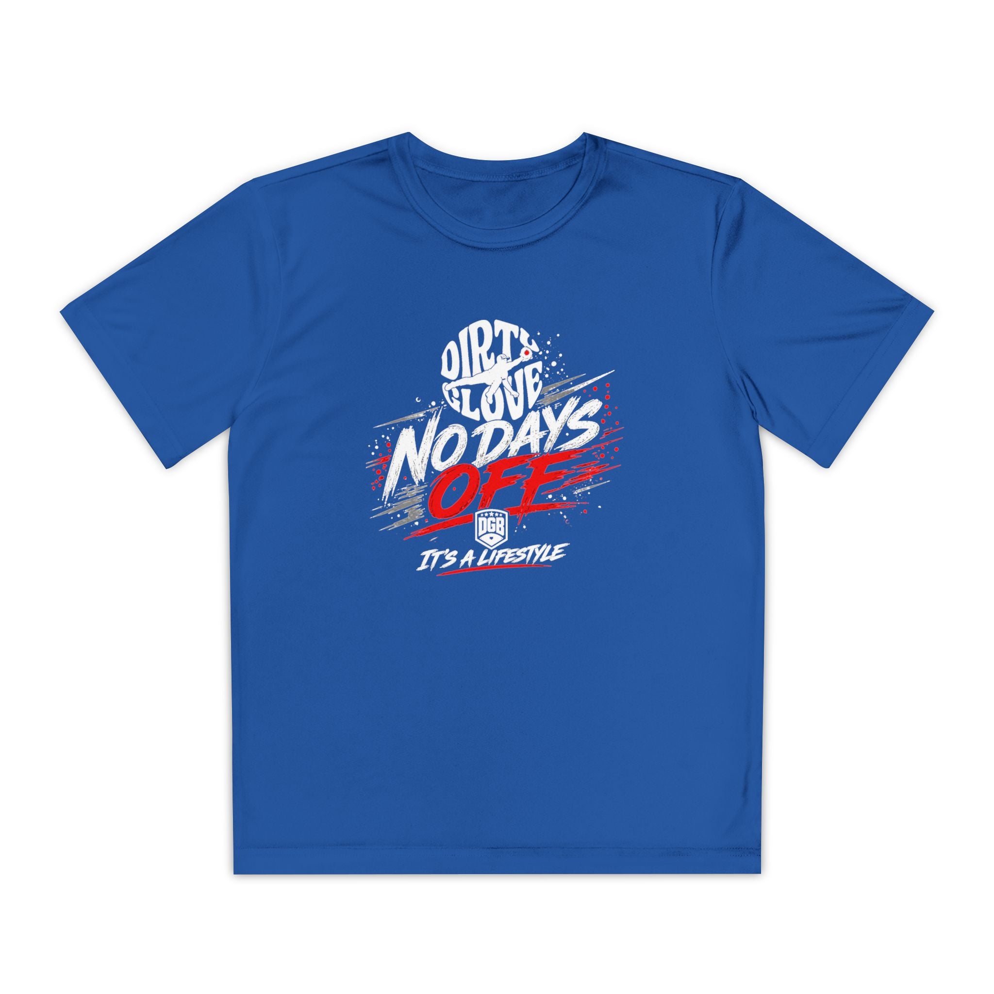Dirty Glove Baseball | "No Days Off" | T-shirt | Youth