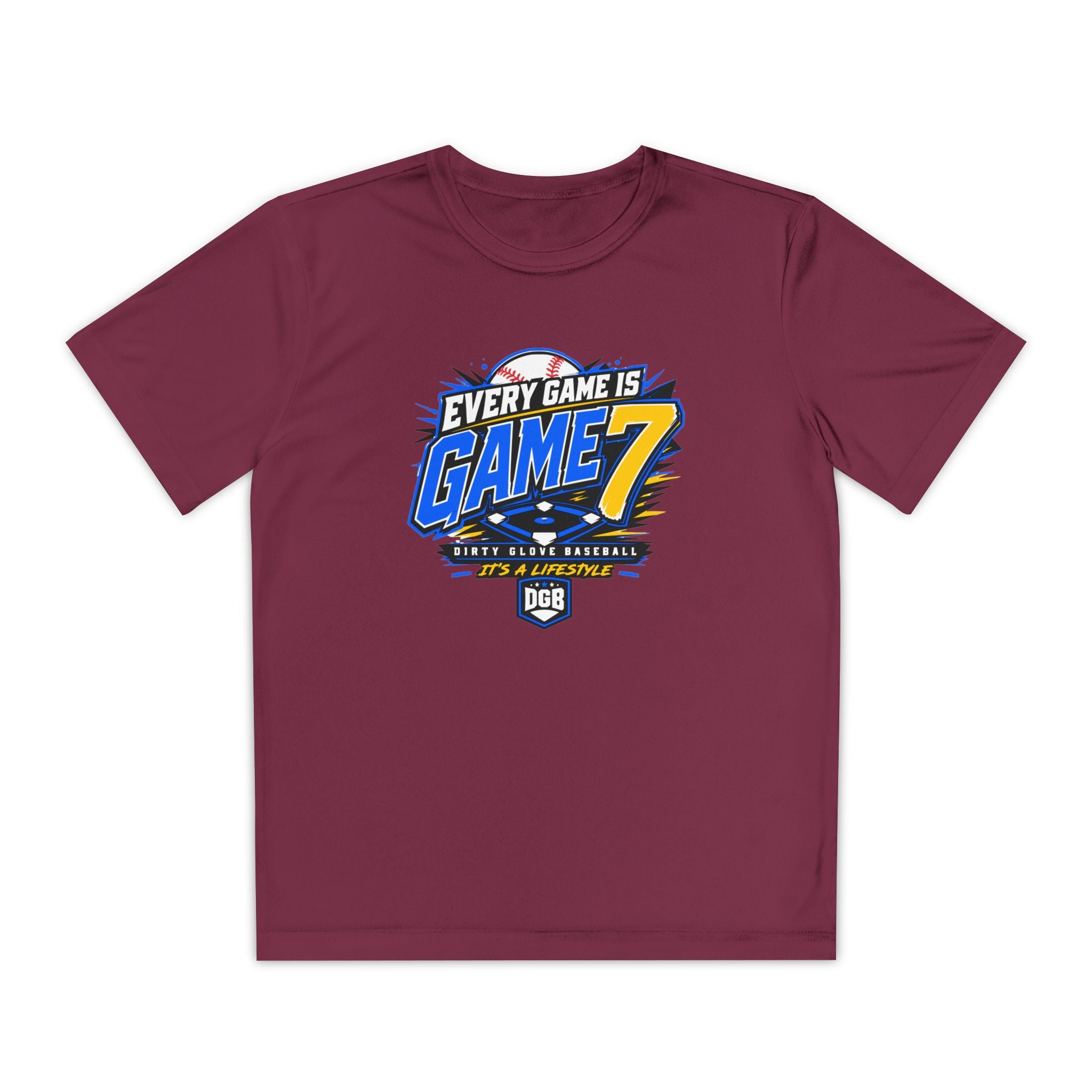 Dirty Glove Baseball | 'Every Game Is Game 7' | T-shirt | Youth
