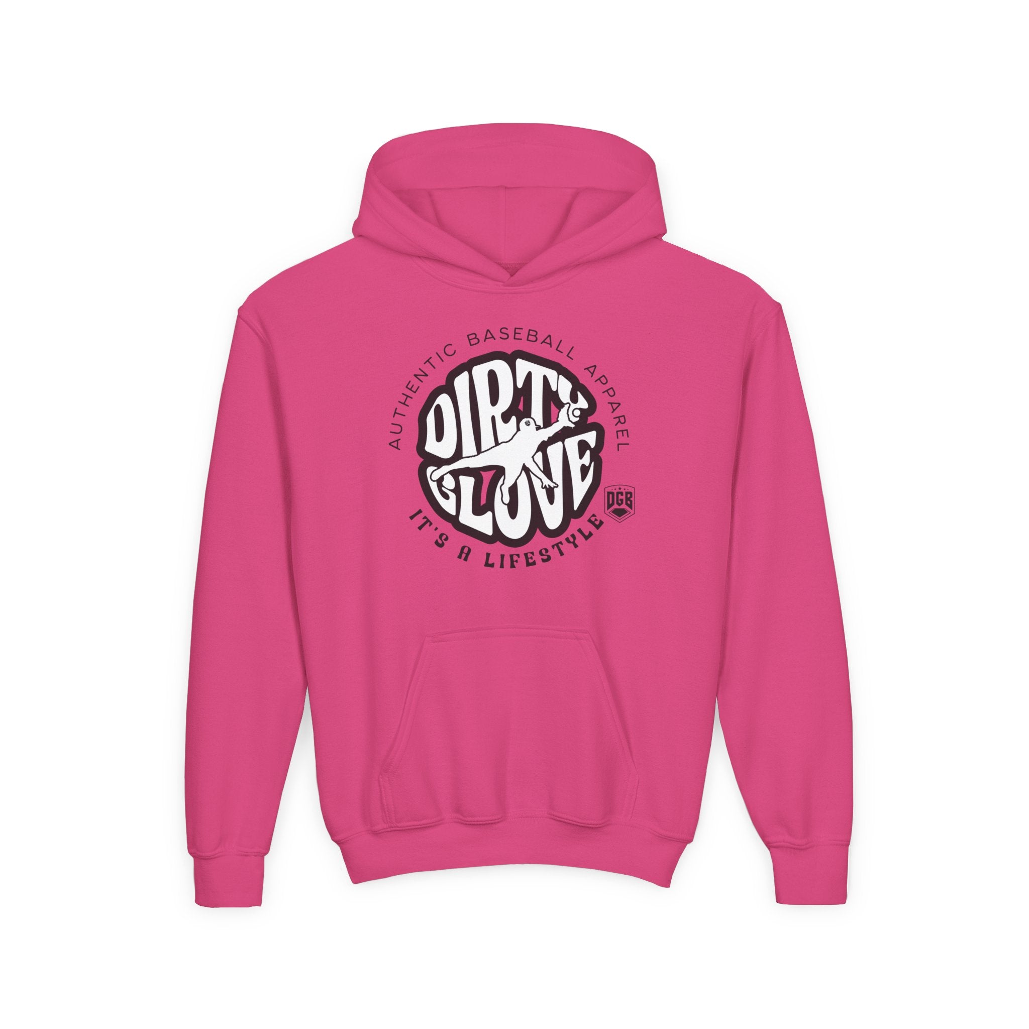 Dirty Glove Baseball | "Groovy" | Hoodie | Youth