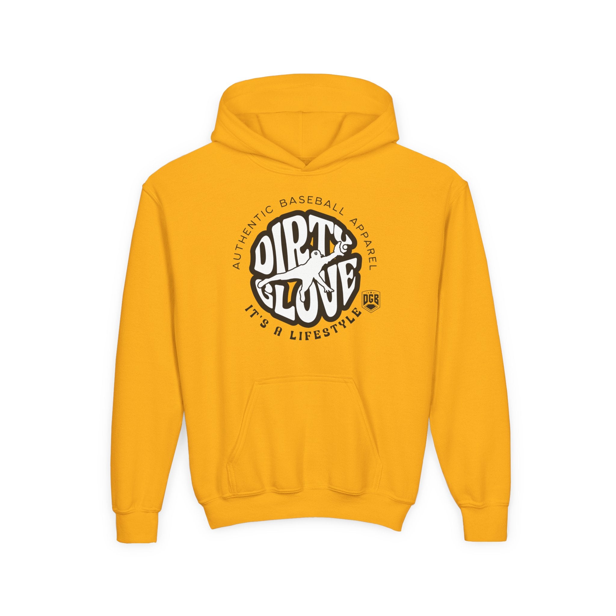 Dirty Glove Baseball | "Groovy" | Hoodie | Youth