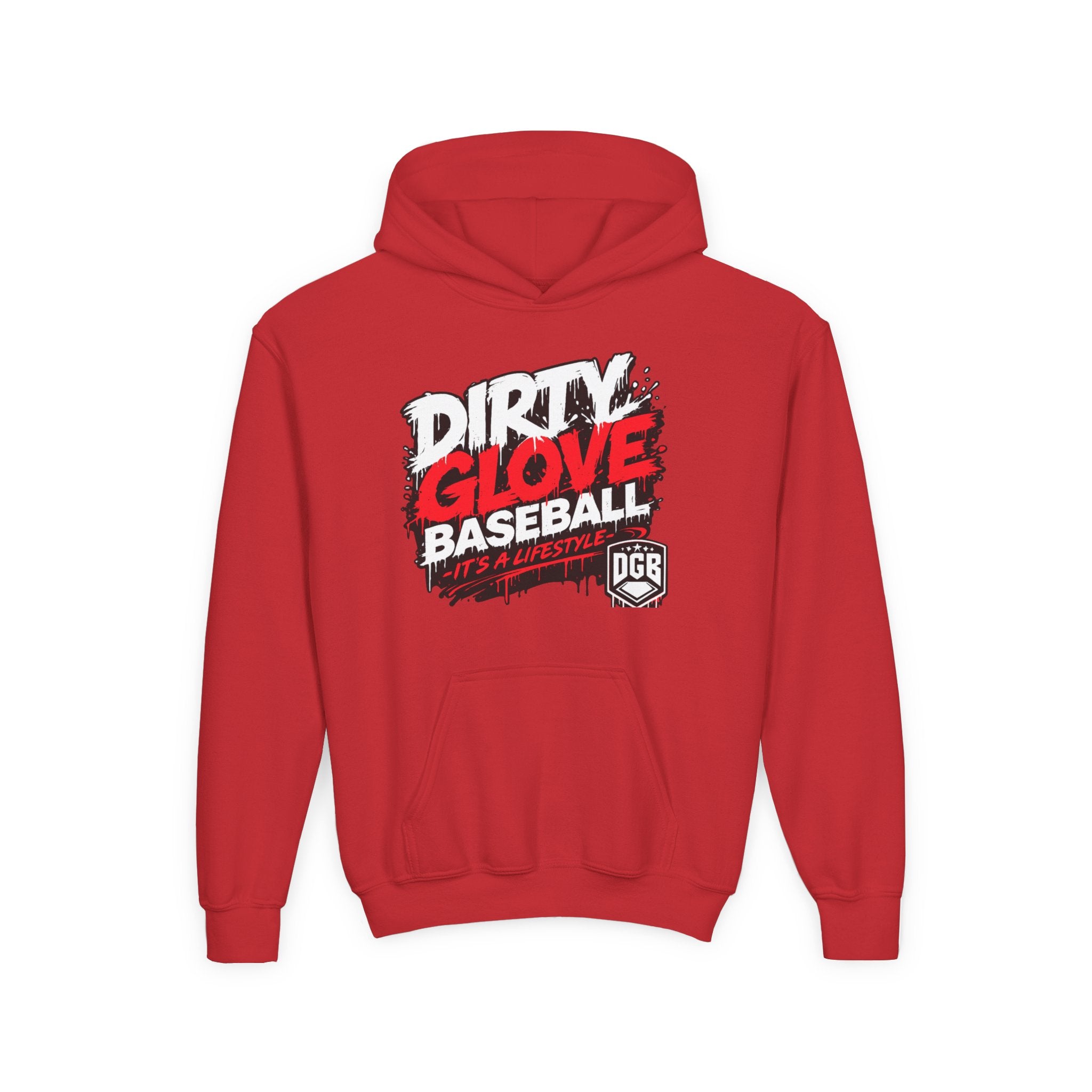 Dirty Glove Baseball | "Drip" | Hoodie | Youth
