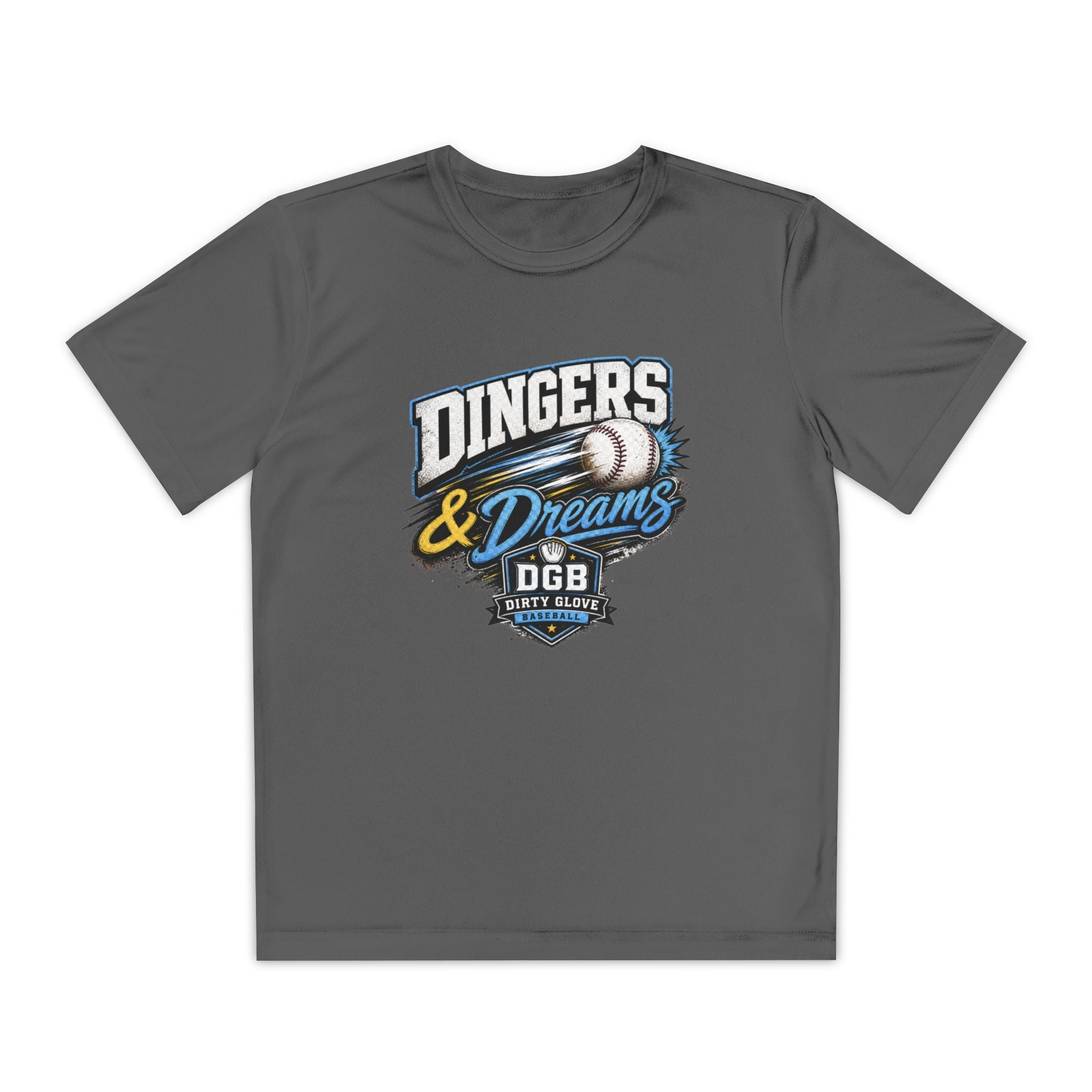 Dirty Glove Baseball | "Dingers & Dreams" | T-shirt | Youth