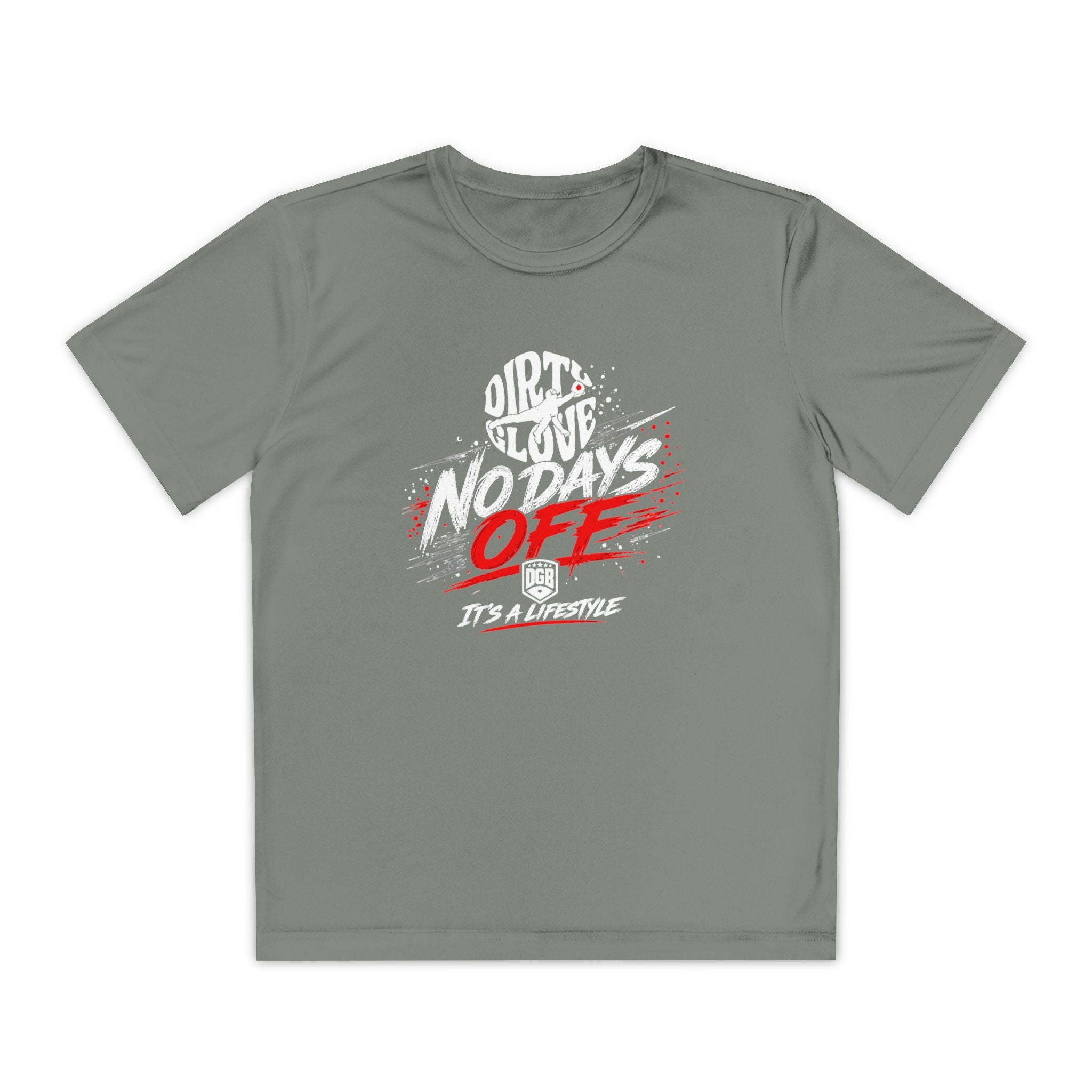 Dirty Glove Baseball | "No Days Off" | T-shirt | Youth
