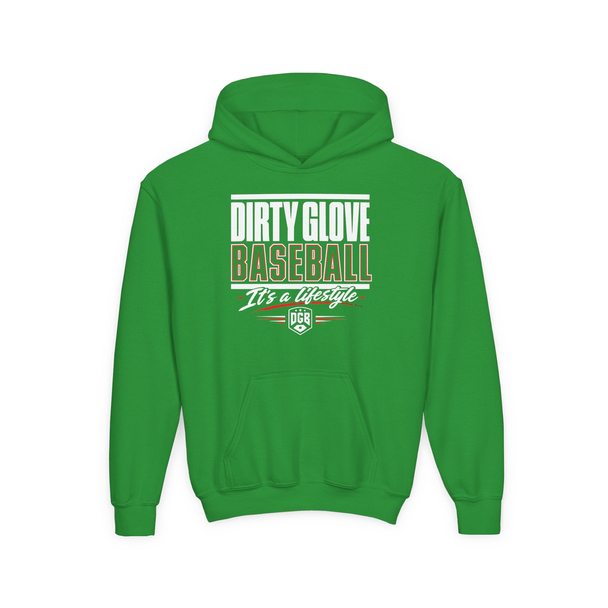 Dirty Glove Baseball | "Stacked" | Hoodie | Youth