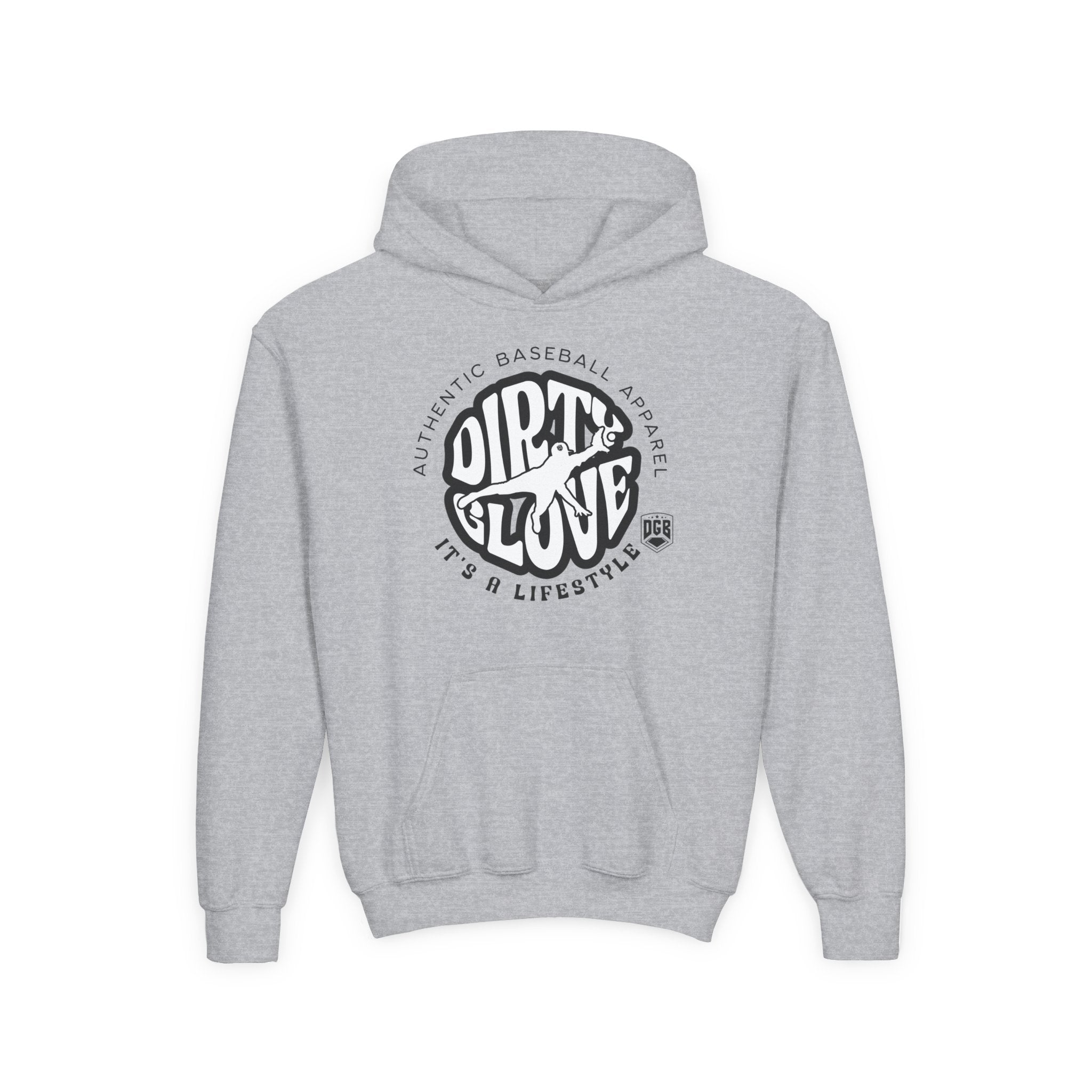 Dirt Glove Baseball | "DGB Groovy" | Hoodie | Youth