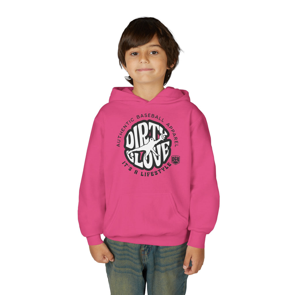 Dirty Glove Baseball | "Groovy" | Hoodie | Youth