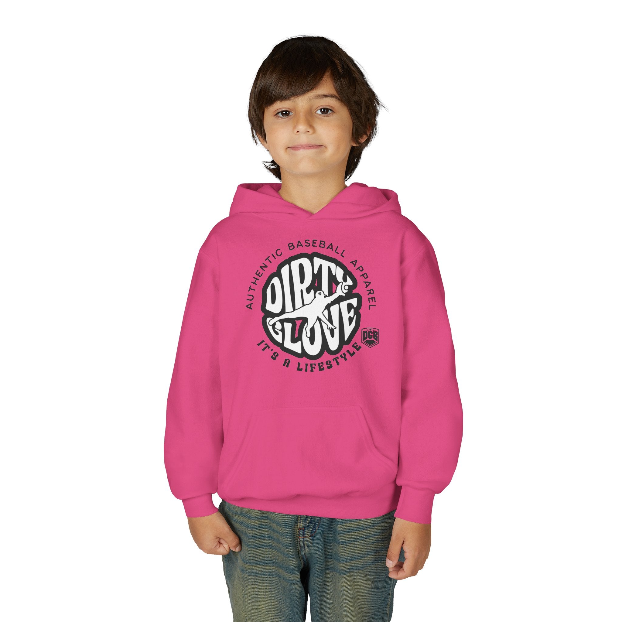 Dirty Glove Baseball | "Groovy" | Hoodie | Youth