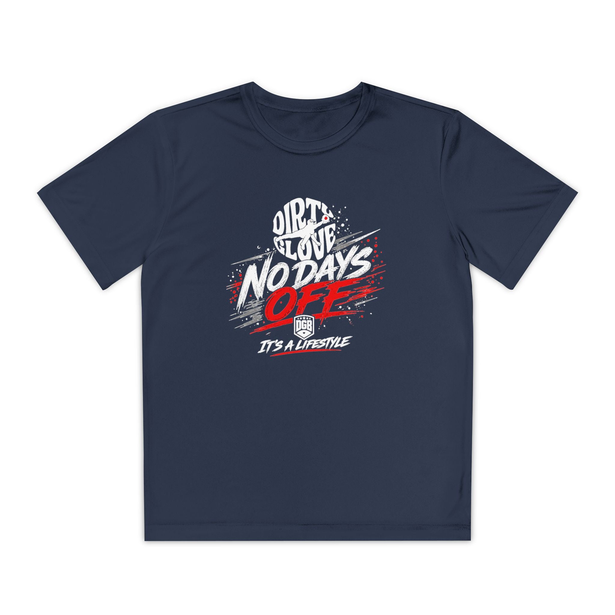 Dirty Glove Baseball | "No Days Off" | T-shirt | Youth