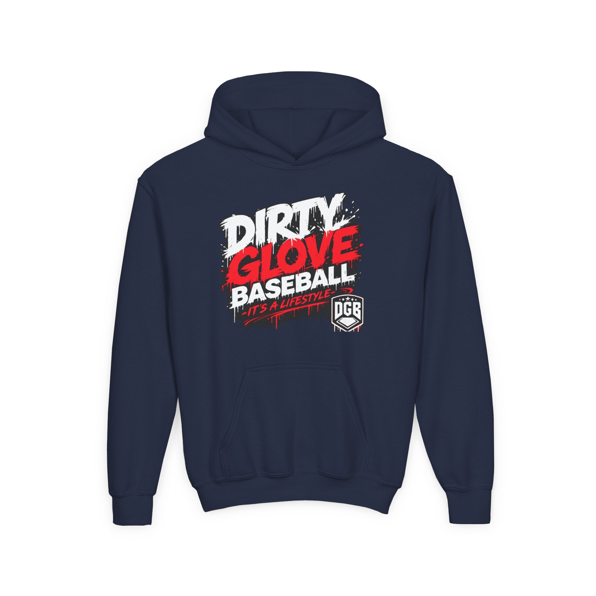 Dirty Glove Baseball | "Drip" | Hoodie | Youth