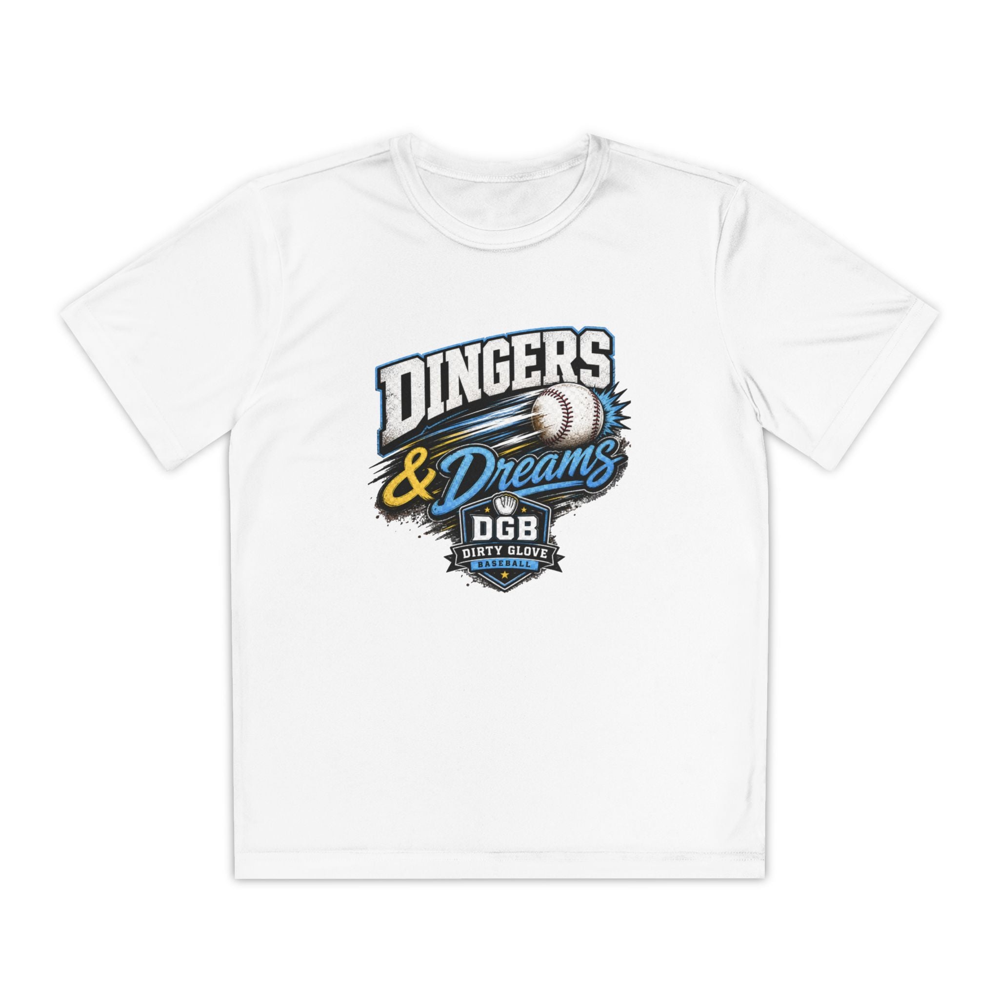 Dirty Glove Baseball | "Dingers & Dreams" | T-shirt | Youth