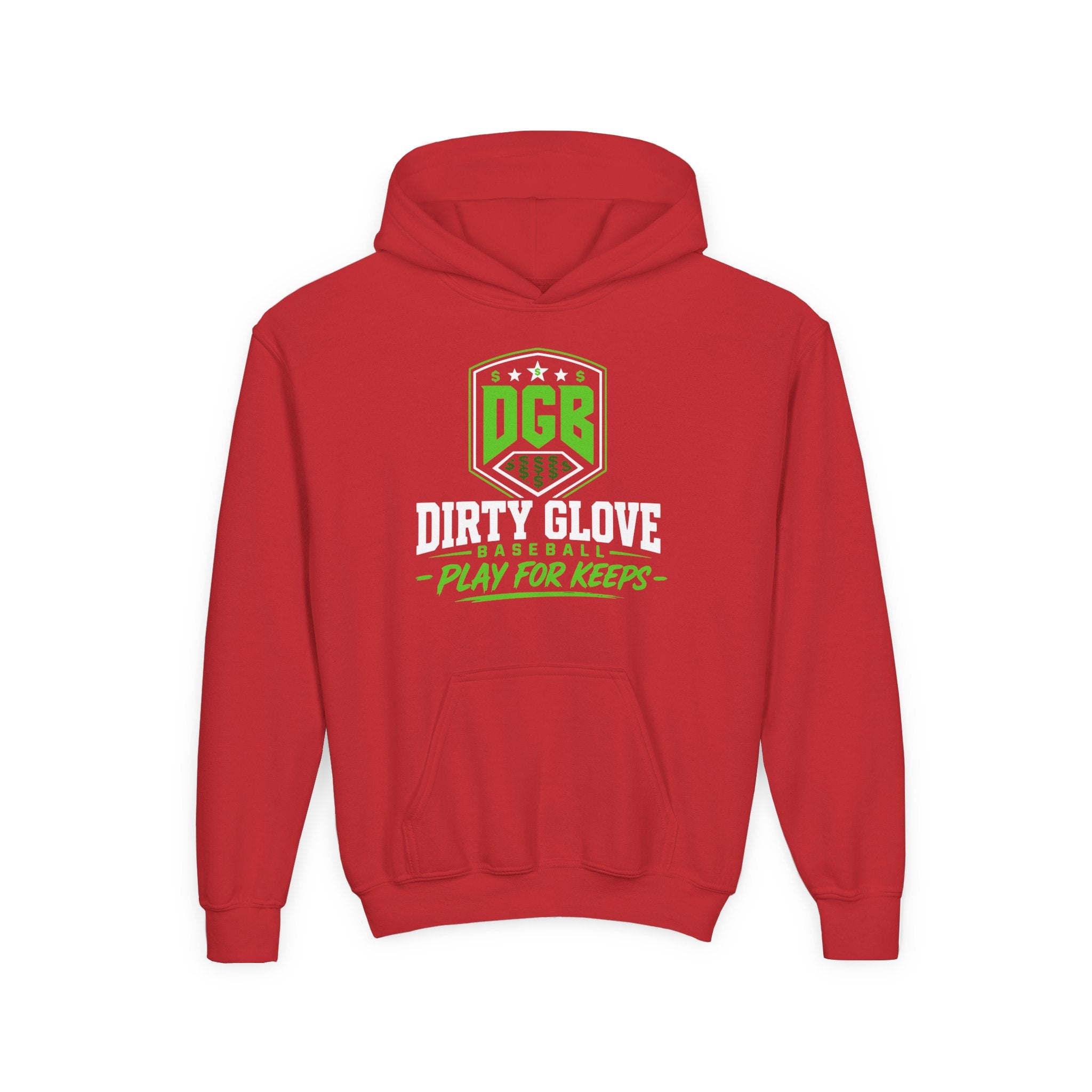 Dirty Glove Baseball | "Play For Keeps" | Hoodie | Youth