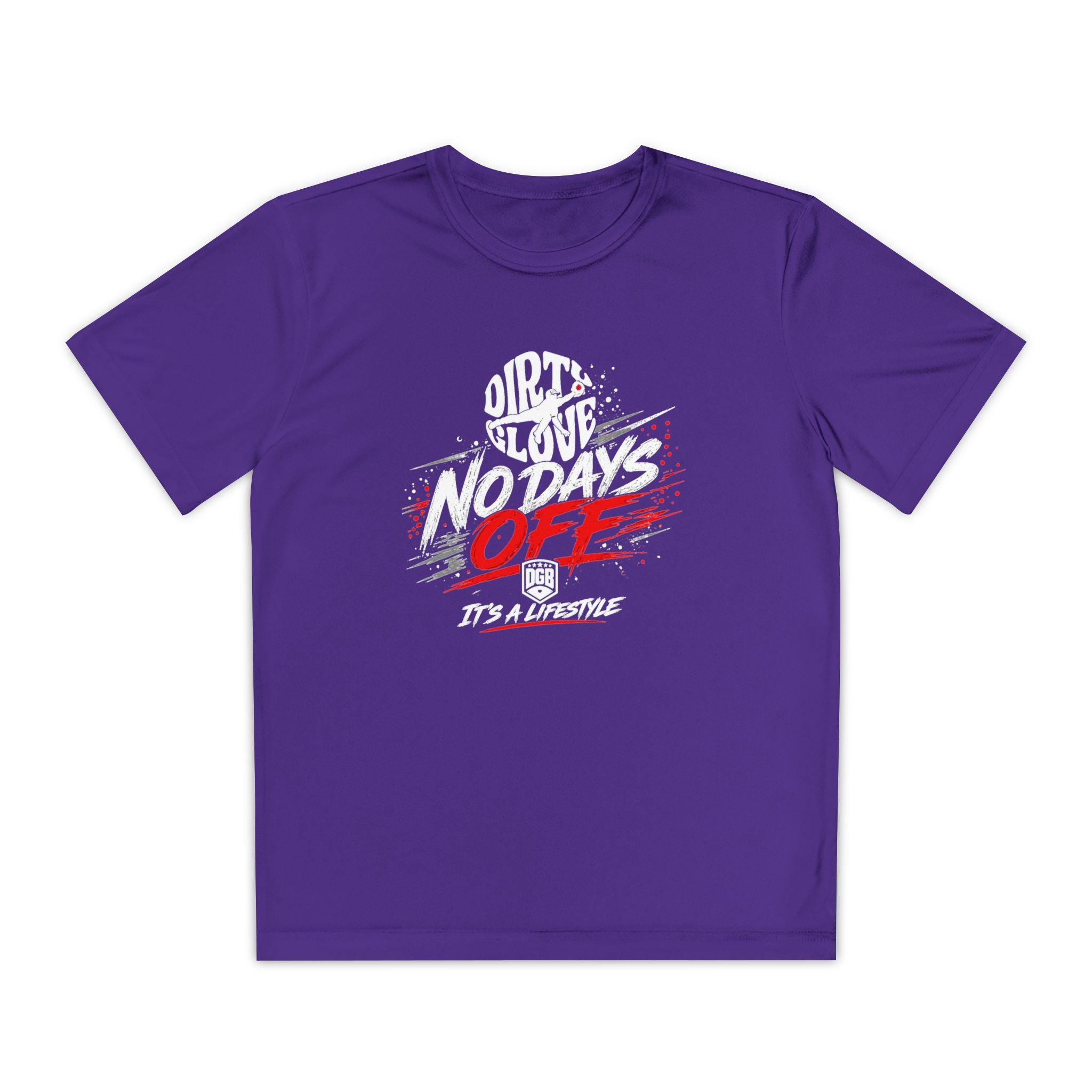 Dirty Glove Baseball | "No Days Off" | T-shirt | Youth