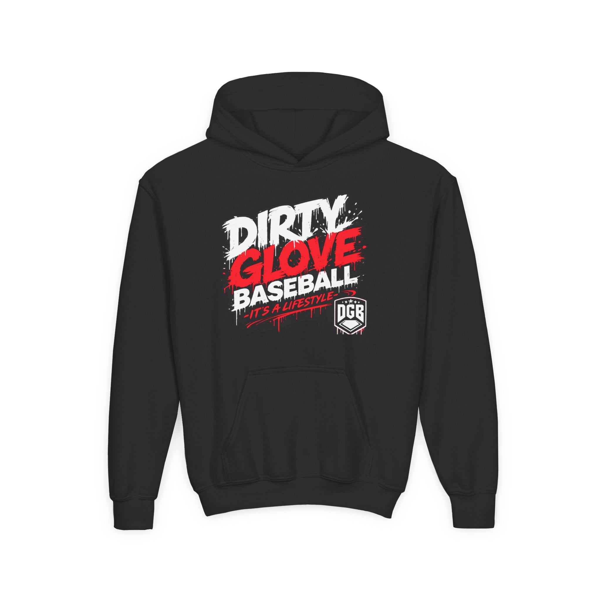 Dirty Glove Baseball | "Drip" | Hoodie | Youth