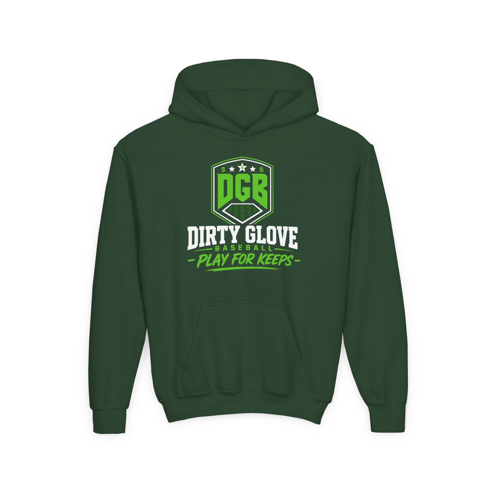 Dirty Glove Baseball | "Play For Keeps" | Hoodie | Youth