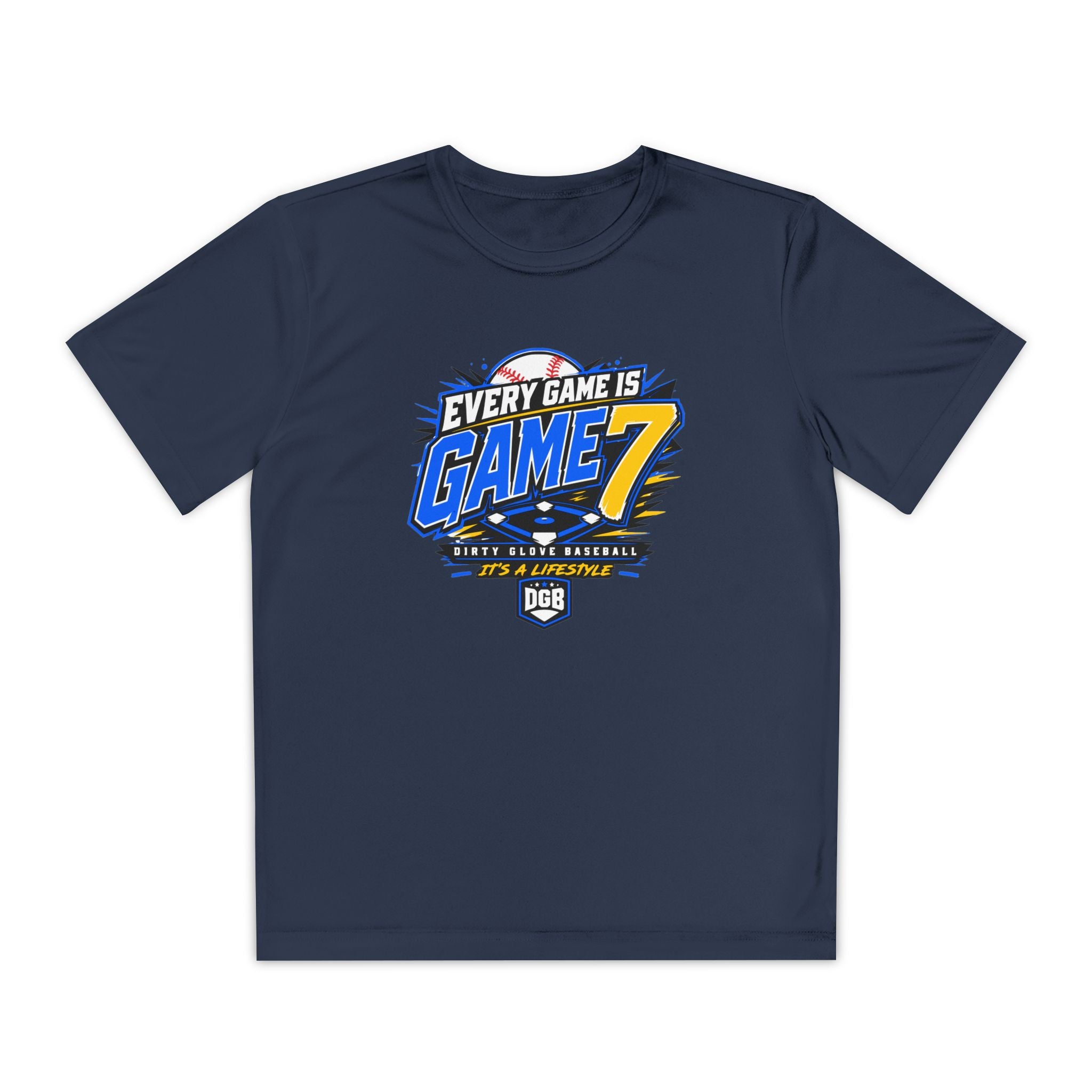 Dirty Glove Baseball | 'Every Game Is Game 7' | T-shirt | Youth