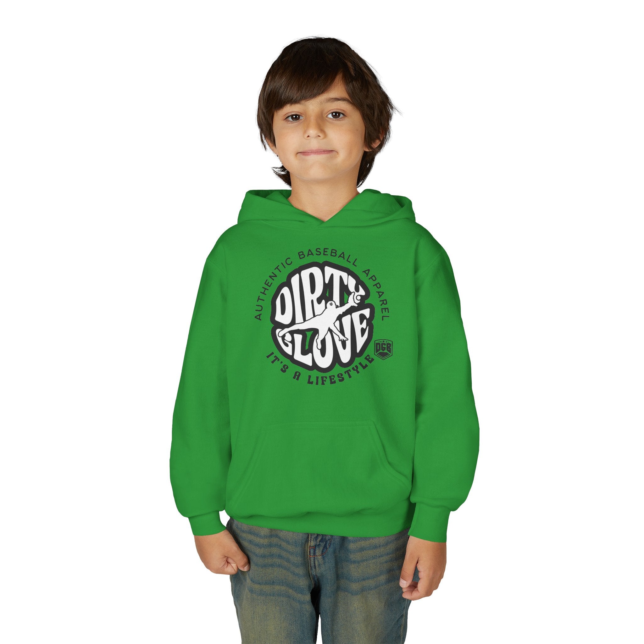 Dirty Glove Baseball | "Groovy" | Hoodie | Youth
