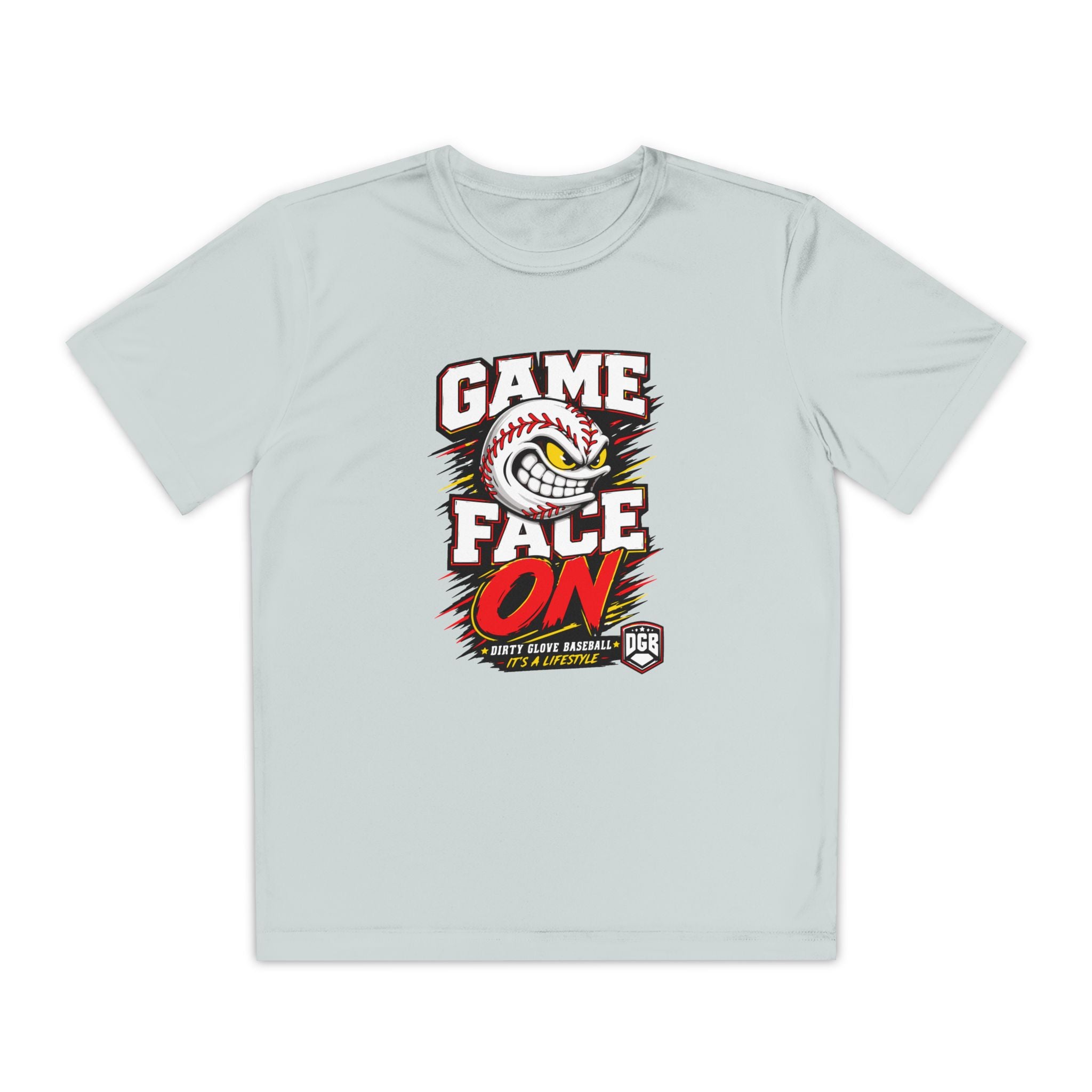 Dirty Glove Baseball | "Game Face On" | T-shirt | Youth